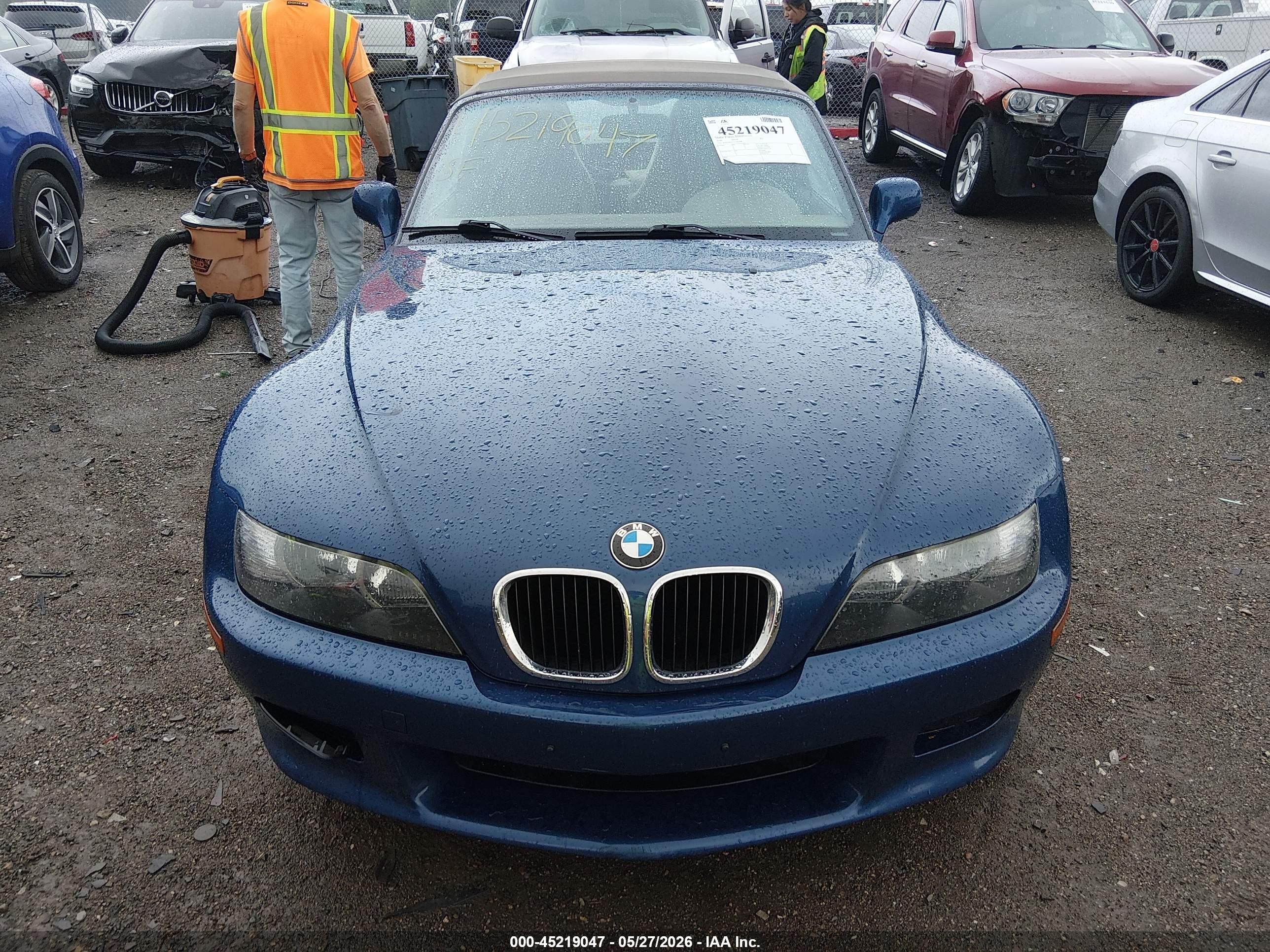 2000 Bmw Z3 2.3 Синий vin: 4USCH9341YLF83548
