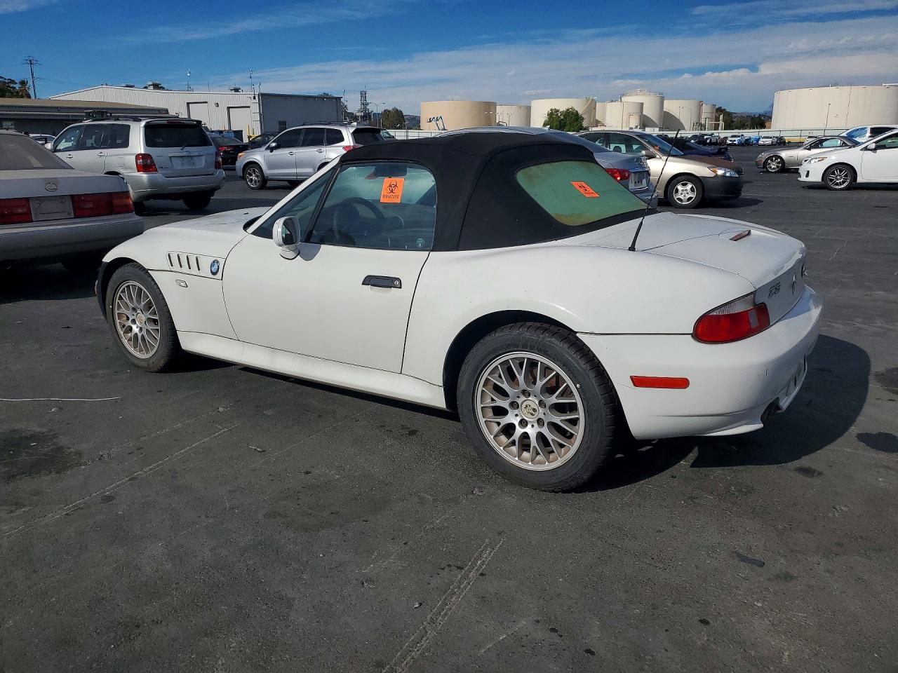 2000 Bmw Z3 2.3 White vin: 4USCH9341YLG02826