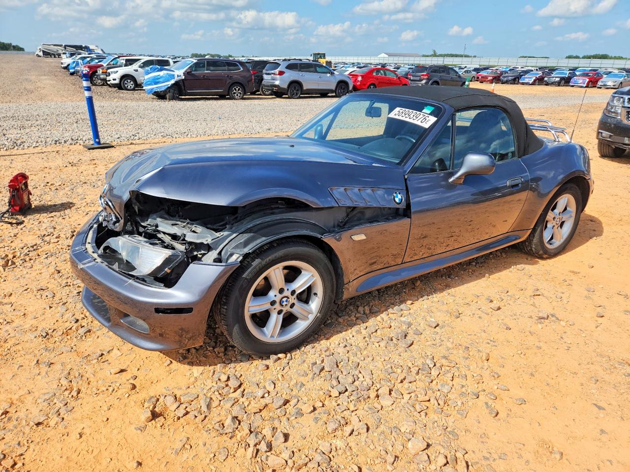 2000 Bmw Z3 2.3 Gray vin: 4USCH9341YLG04933