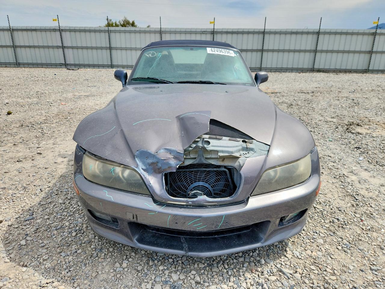 2000 Bmw Z3 2.3 Charcoal vin: 4USCH9341YLG05208