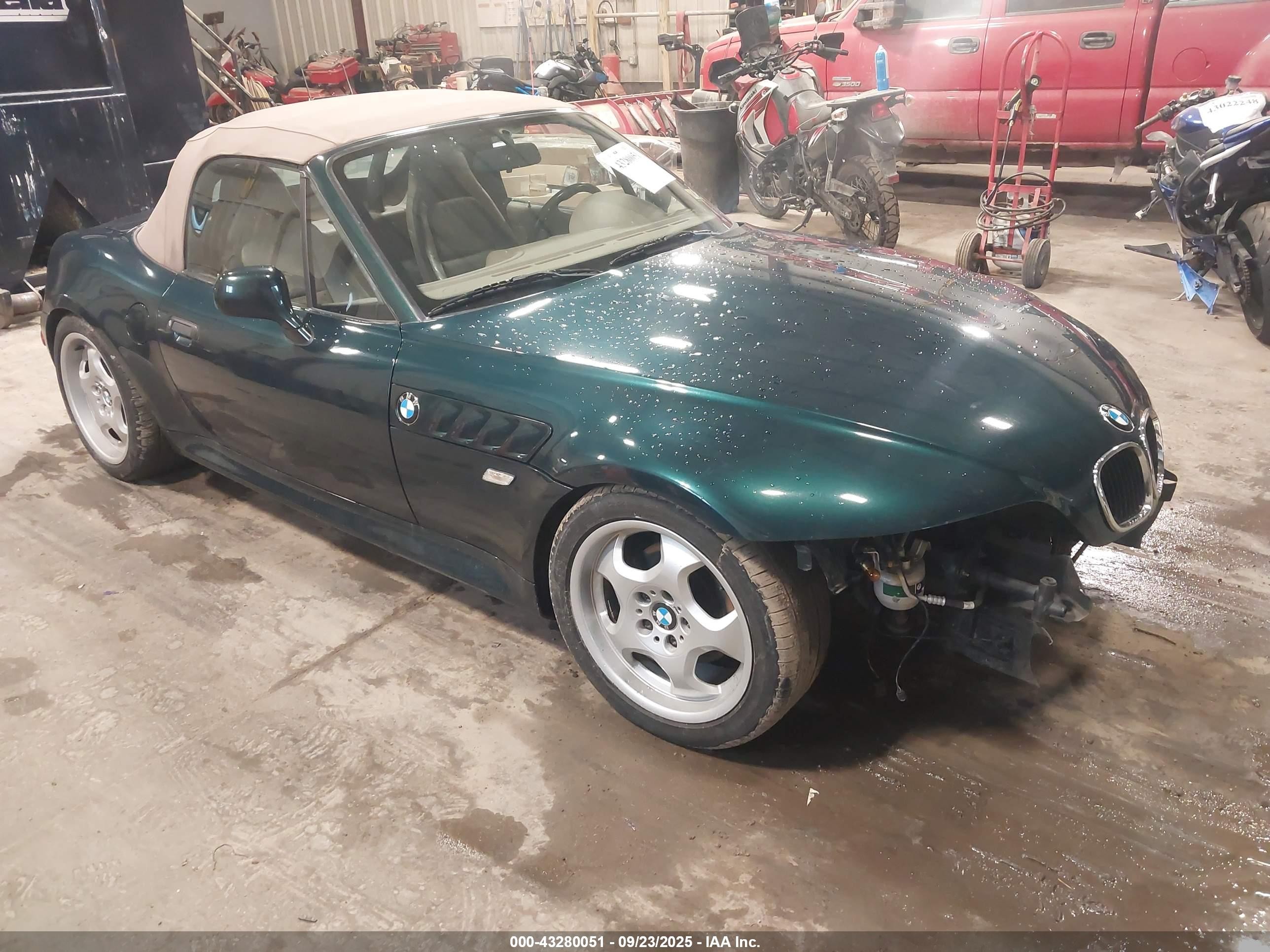 2000 Bmw Z3 2.3 Green vin: 4USCH9344YLF85343
