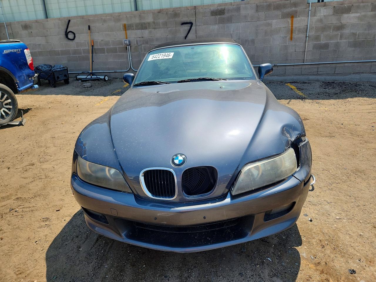 2000 Bmw Z3 2.3 Gray vin: 4USCH9344YLF86492