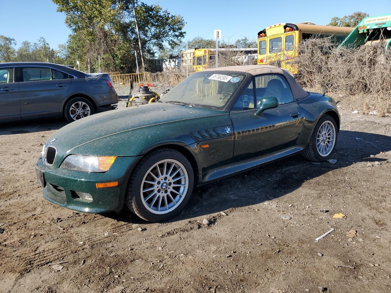 1997 Bmw Motorrad Z3 Green vin: 4USCJ3320VLC01490