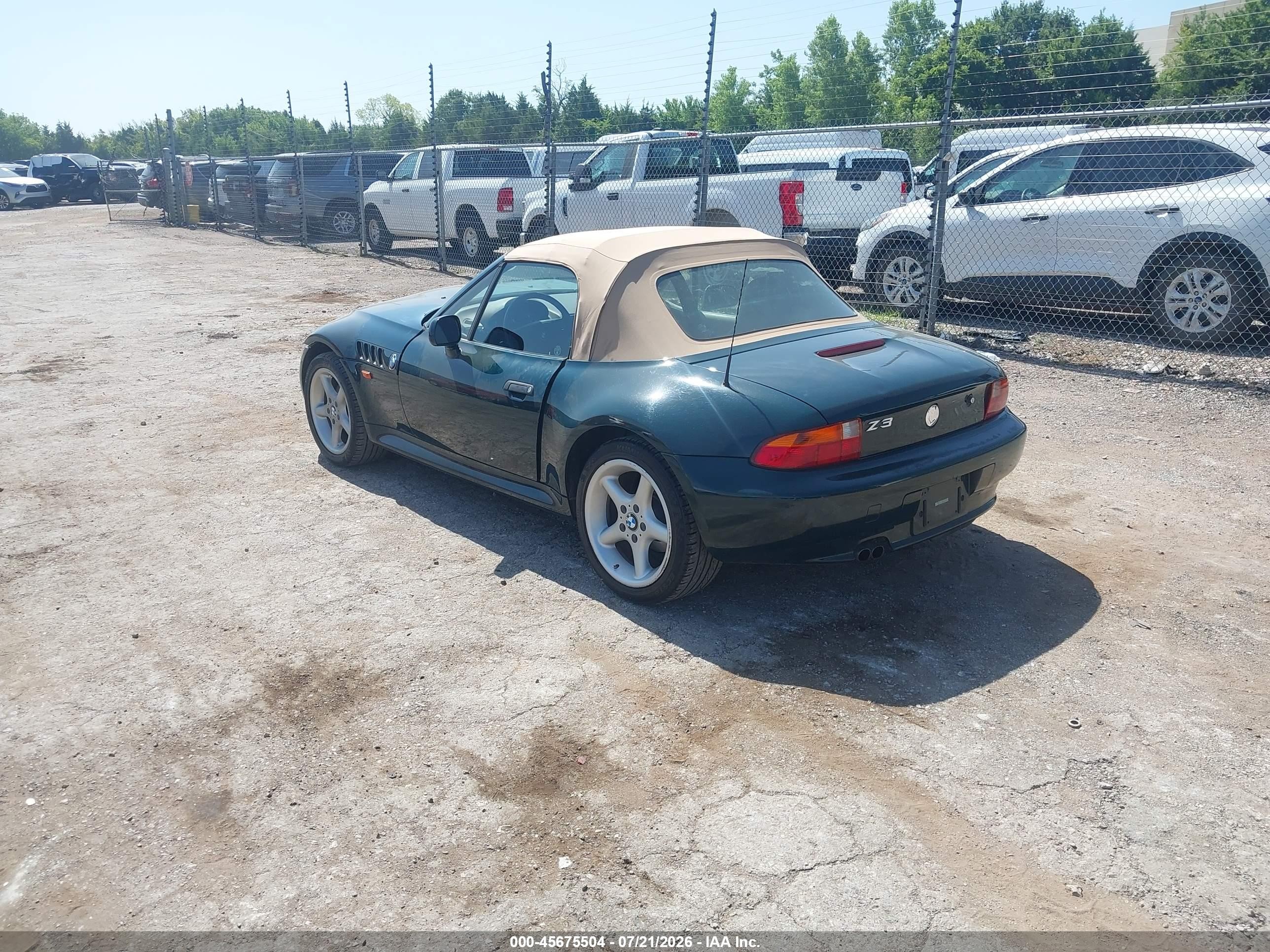 1998 Bmw Z3 2.8 Tan vin: 4USCJ3320WLC12619