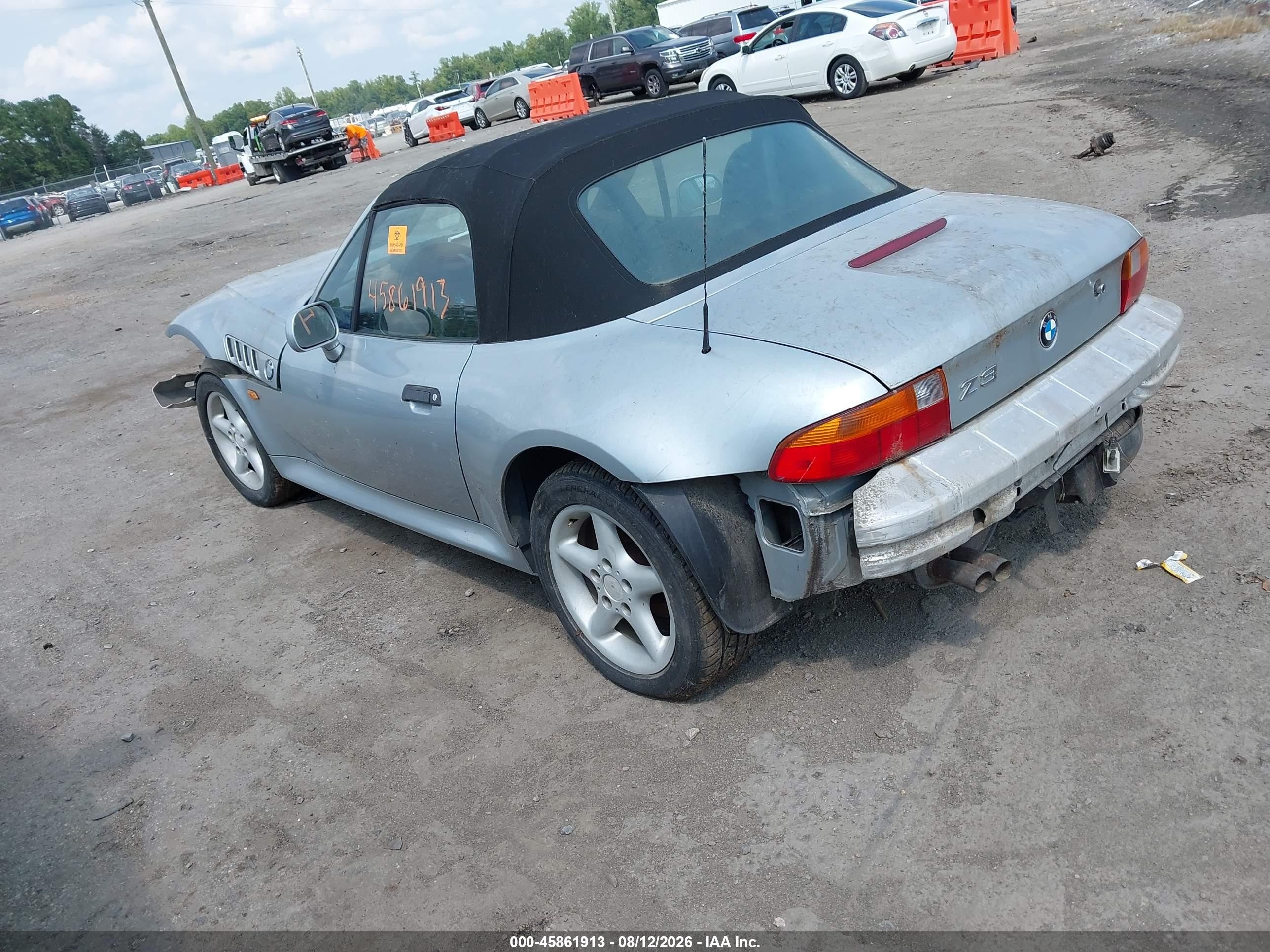 1998 Bmw Z3 2.8 Silver vin: 4USCJ3322WLC11357