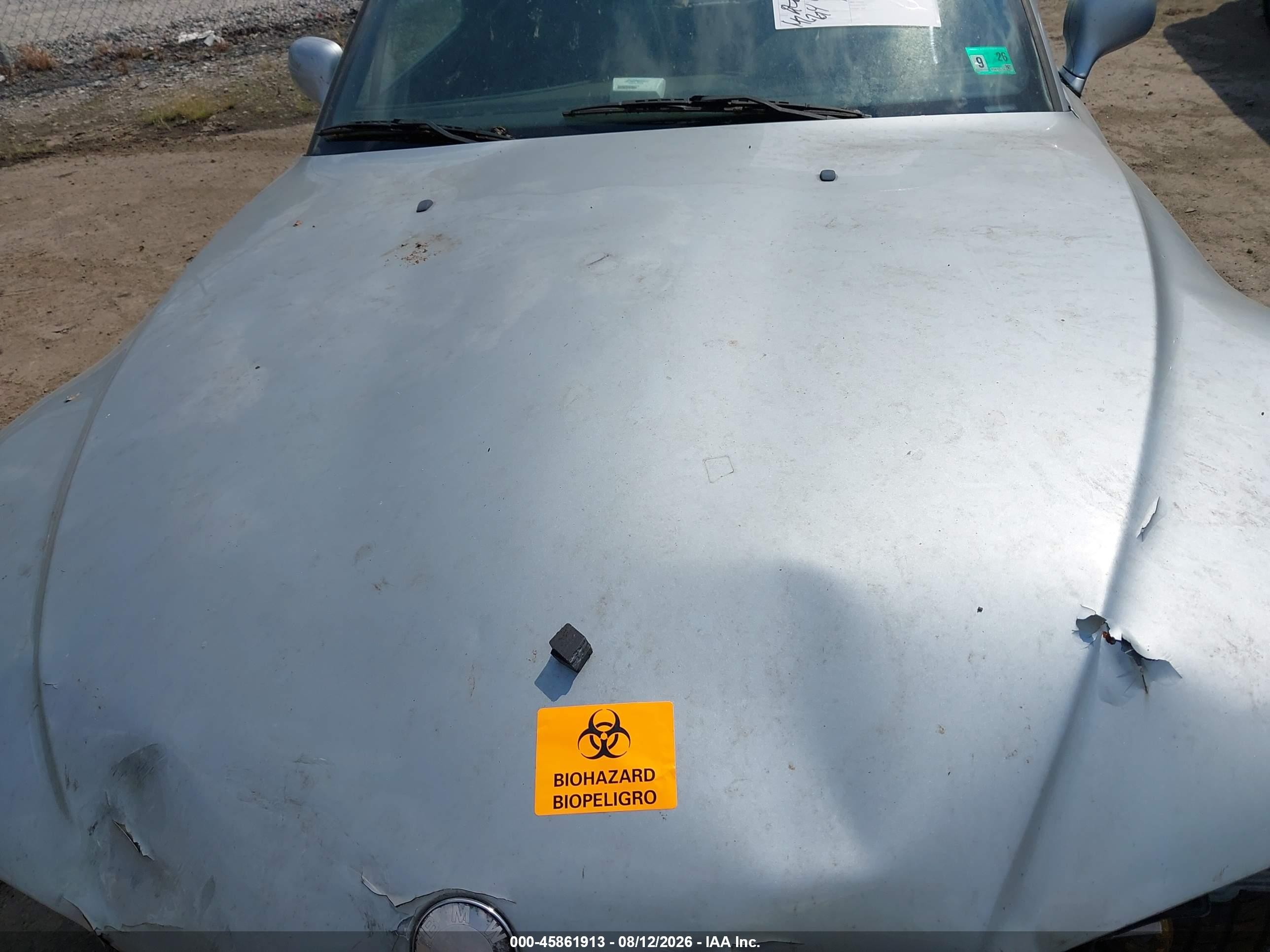1998 Bmw Z3 2.8 Silver vin: 4USCJ3322WLC11357