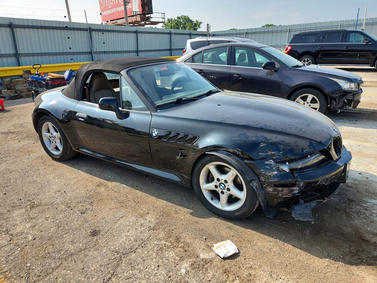 1997 Bmw Z3 2.8 Black vin: 4USCJ3326VLC09318