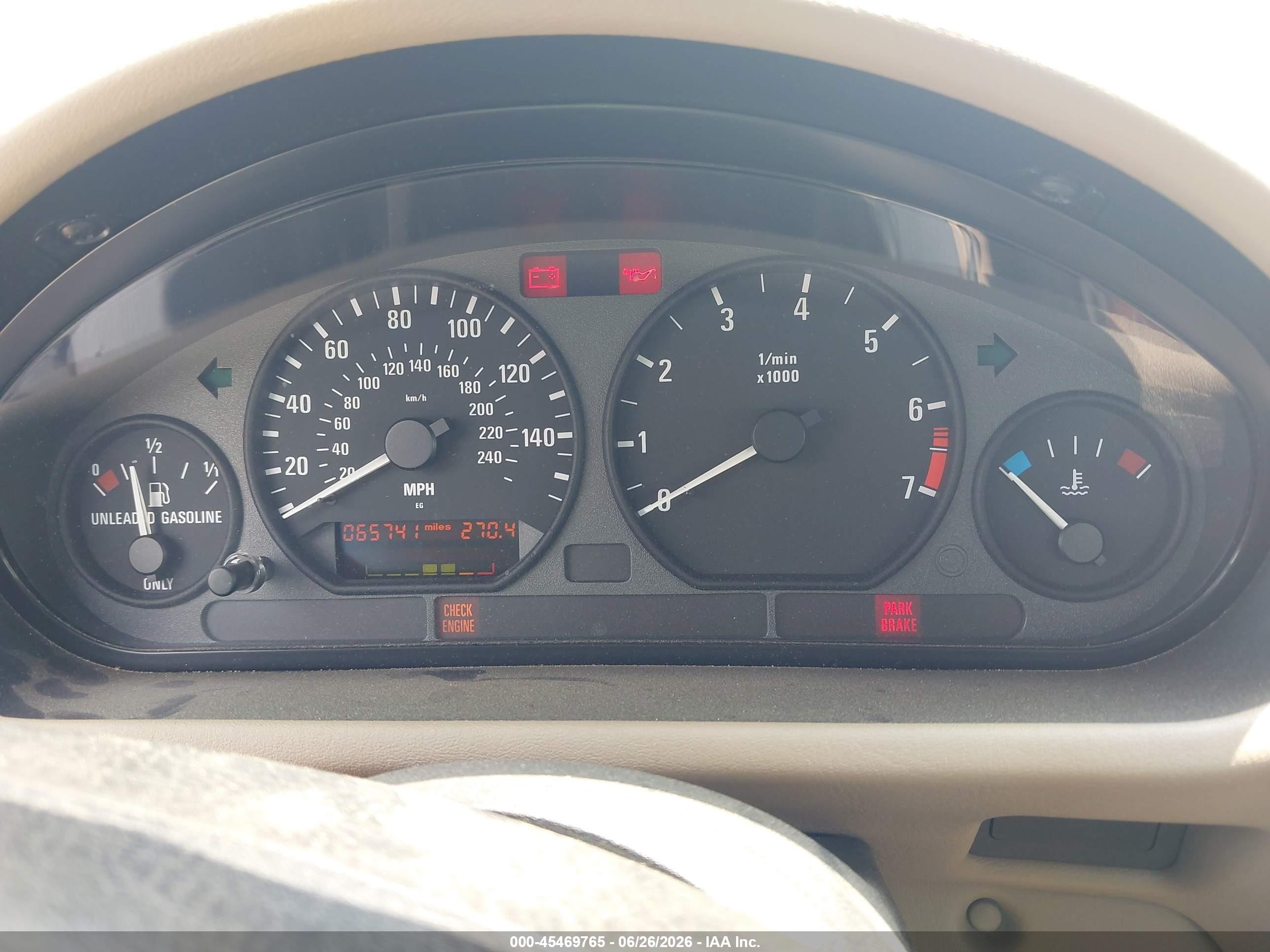 1998 Bmw Z3 2.8 Blue vin: 4USCJ3326WLC11653