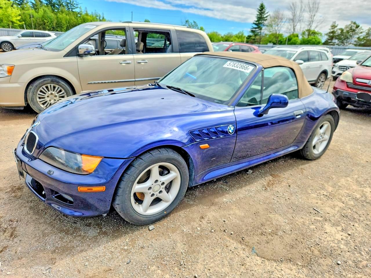 1997 Bmw Z3 2.8 Blue vin: 4USCJ3328VLC00541