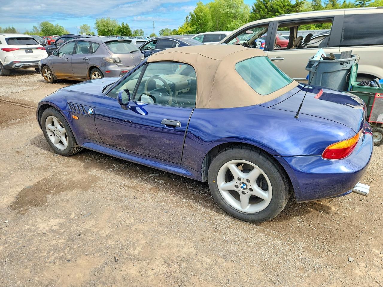 1997 Bmw Z3 2.8 Blue vin: 4USCJ3328VLC00541