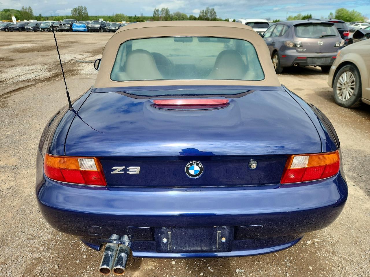 1997 Bmw Z3 2.8 Blue vin: 4USCJ3328VLC00541