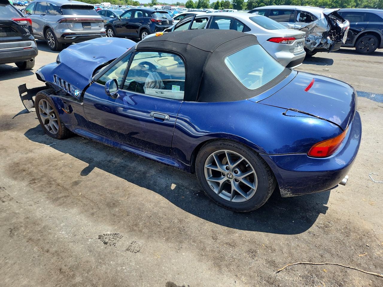 1997 Bmw Z3 2.8 Blue vin: 4USCJ3328VLC07389