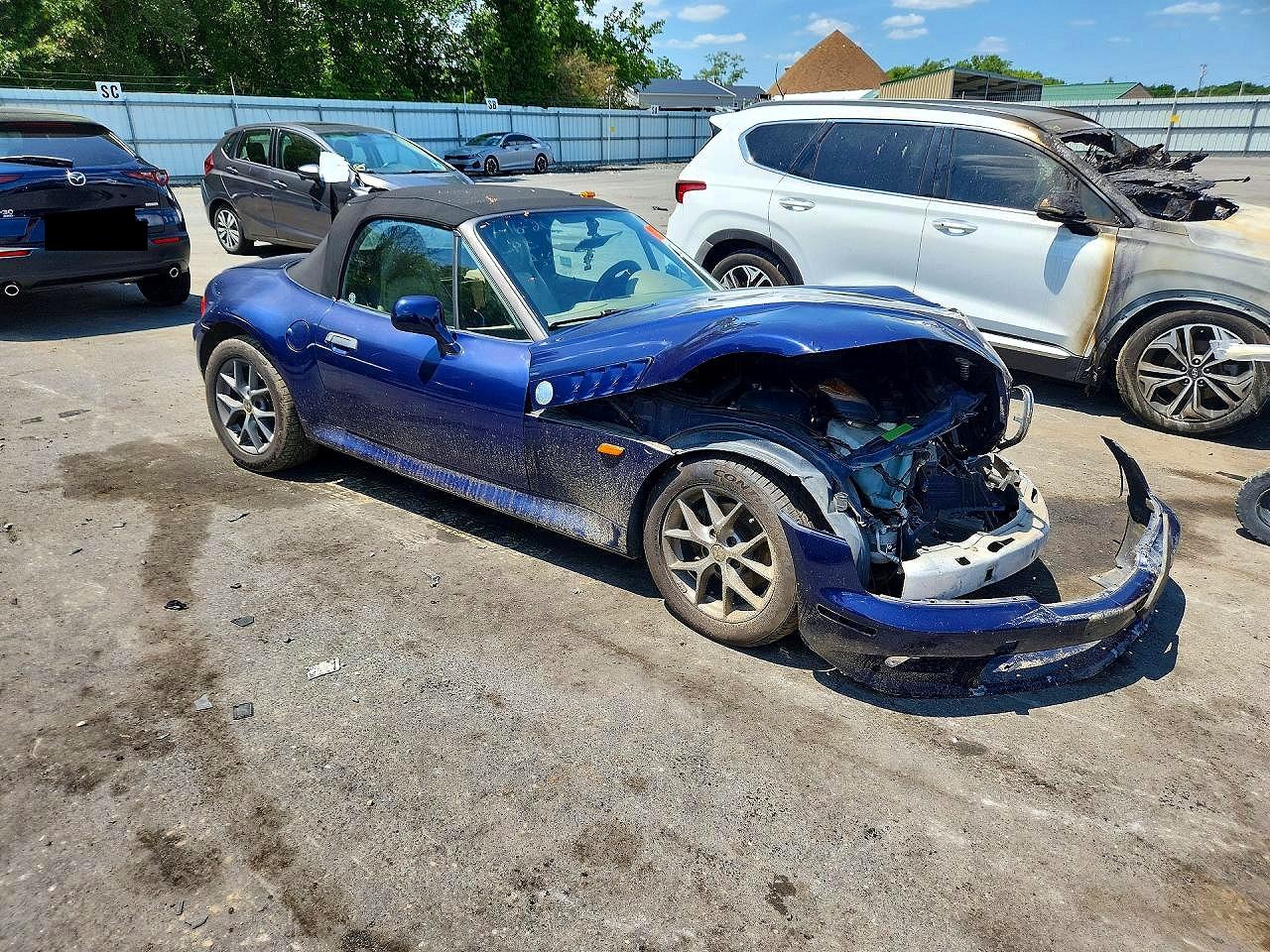 1997 Bmw Z3 2.8 Blue vin: 4USCJ3328VLC07389