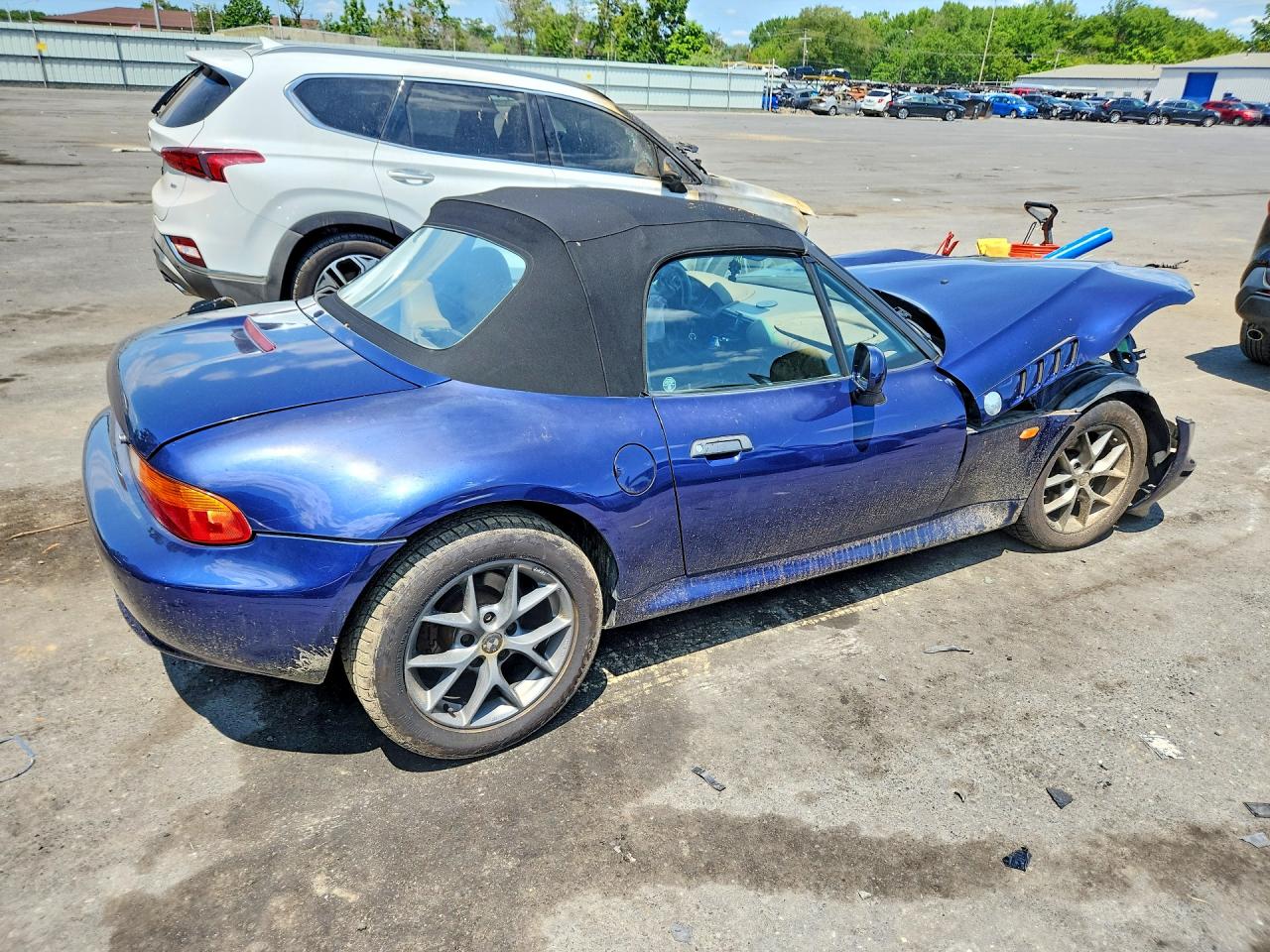1997 Bmw Z3 2.8 Blue vin: 4USCJ3328VLC07389
