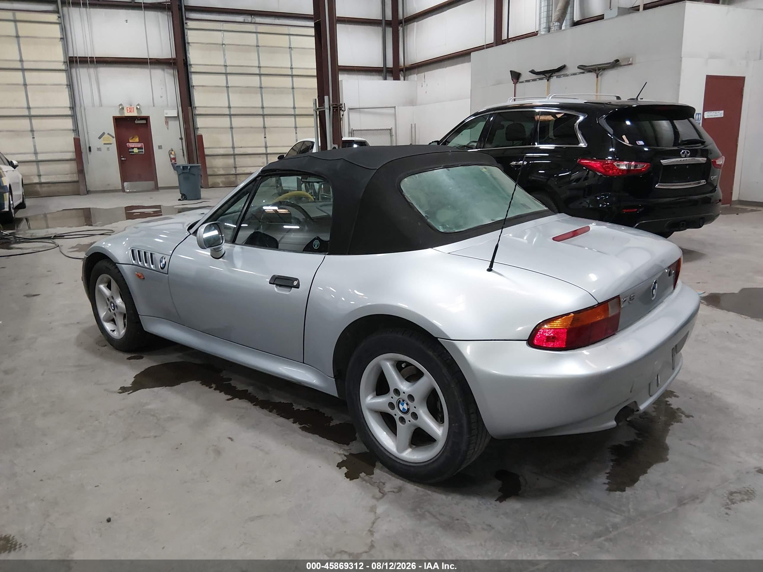 1997 Bmw Z3 2.8l Roadster Silver vin: 4USCJ3329VLC01293