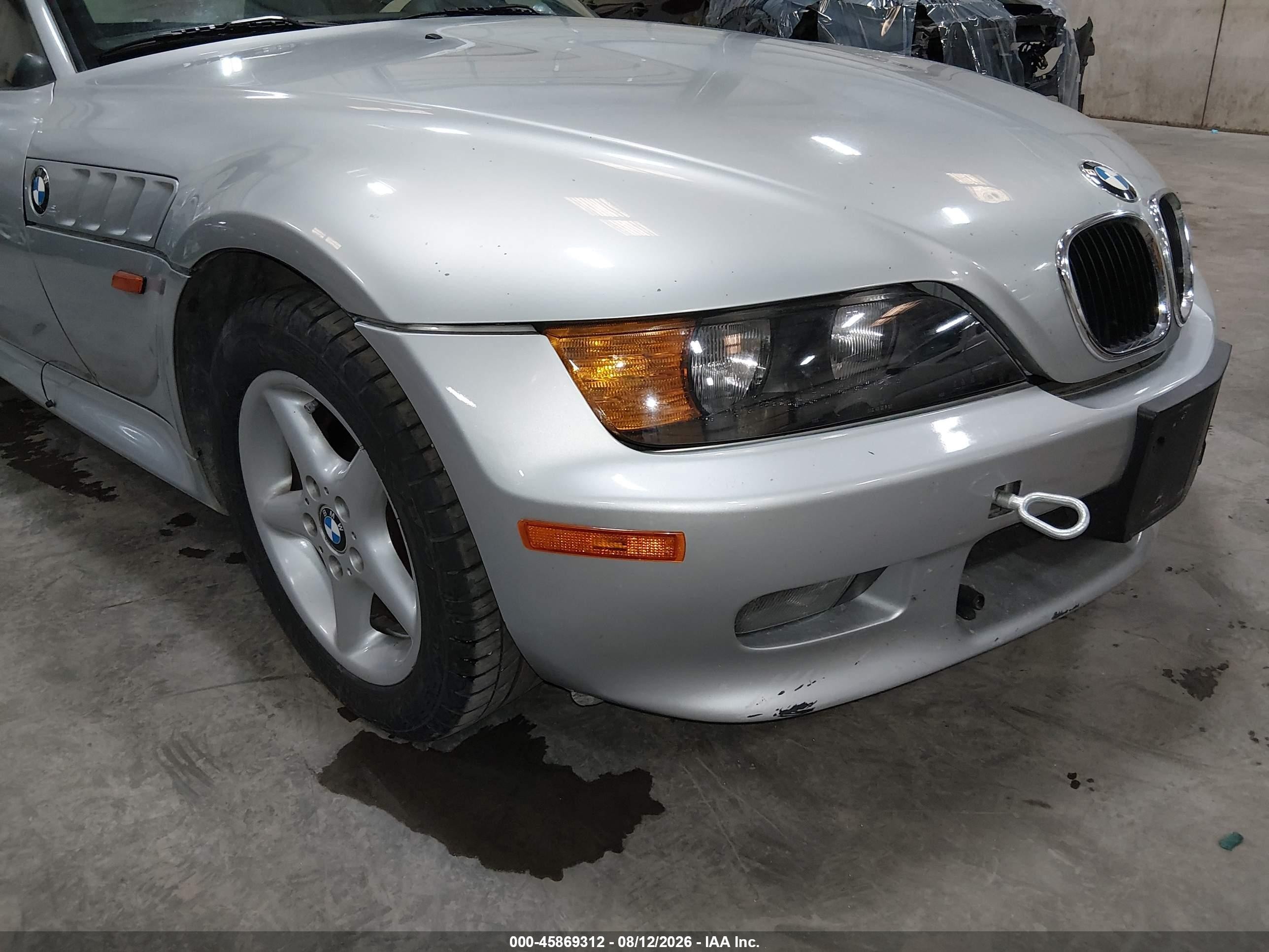 1997 Bmw Z3 2.8l Roadster Silver vin: 4USCJ3329VLC01293