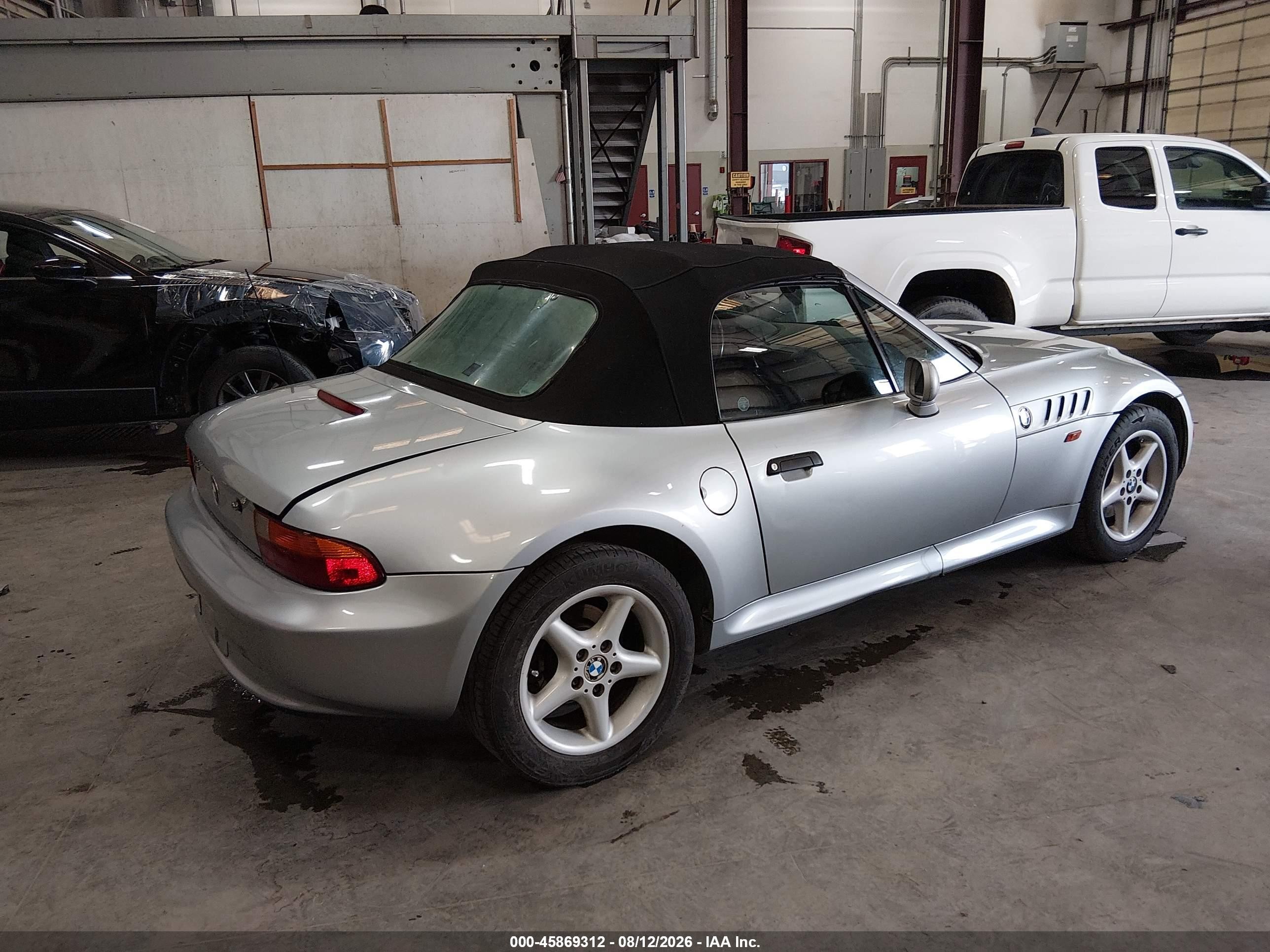 1997 Bmw Z3 2.8l Roadster Silver vin: 4USCJ3329VLC01293