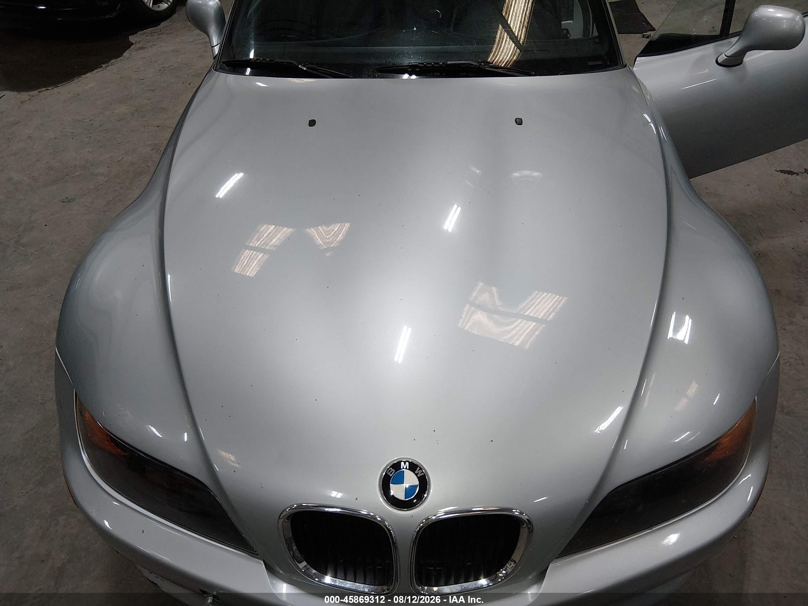 1997 Bmw Z3 2.8l Roadster Silver vin: 4USCJ3329VLC01293
