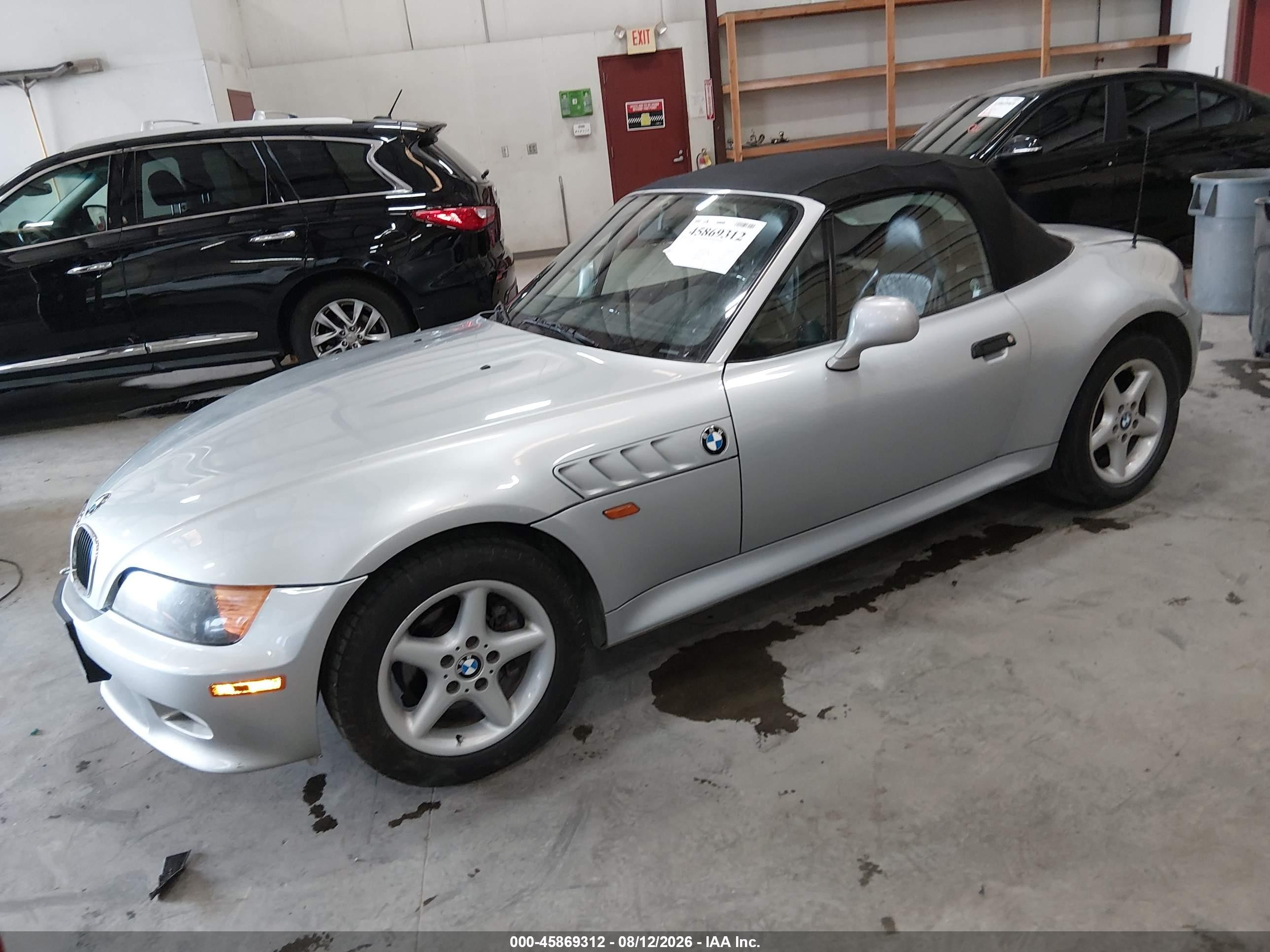 1997 Bmw Z3 2.8l Roadster Silver vin: 4USCJ3329VLC01293