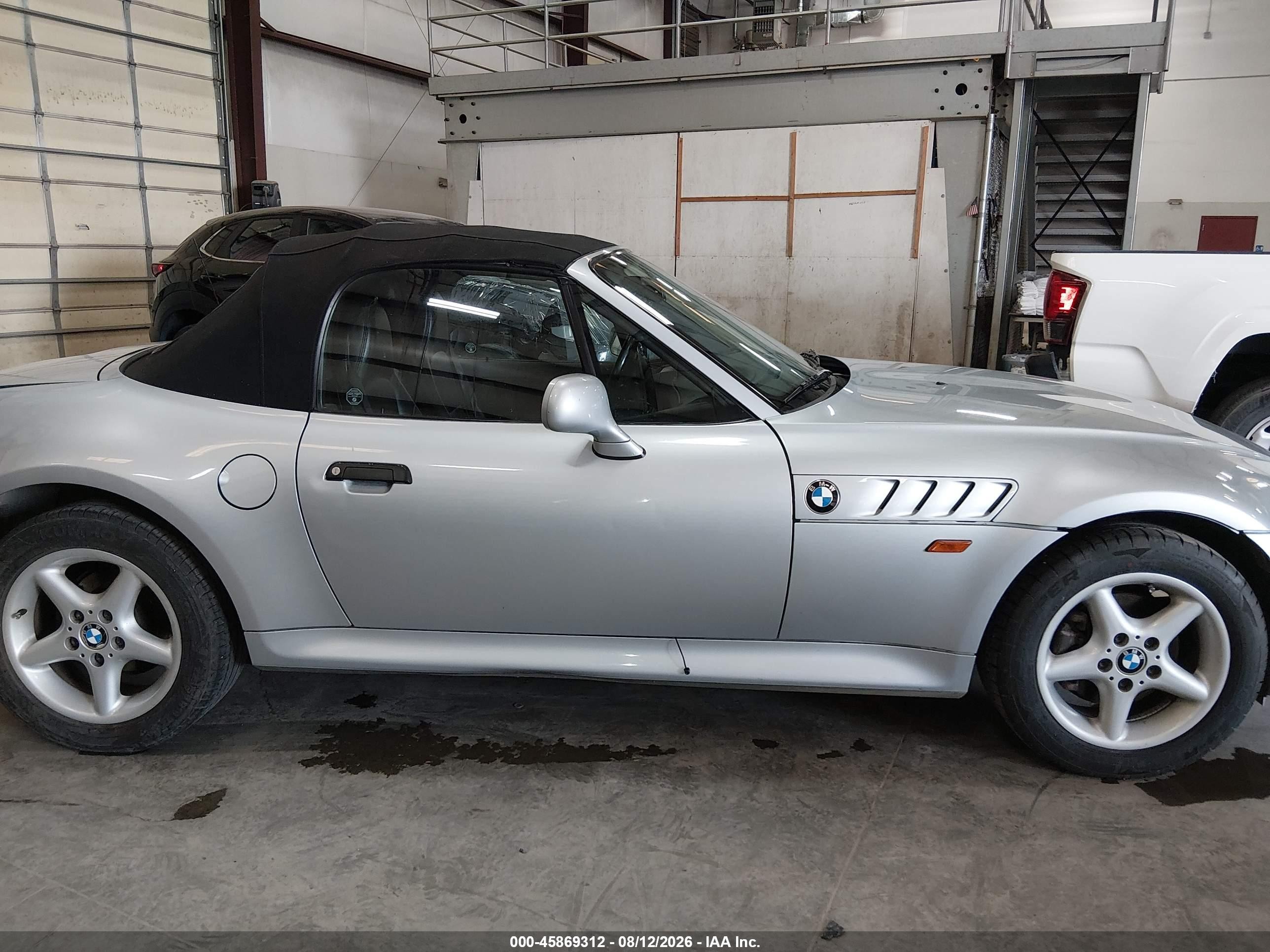 1997 Bmw Z3 2.8l Roadster Silver vin: 4USCJ3329VLC01293