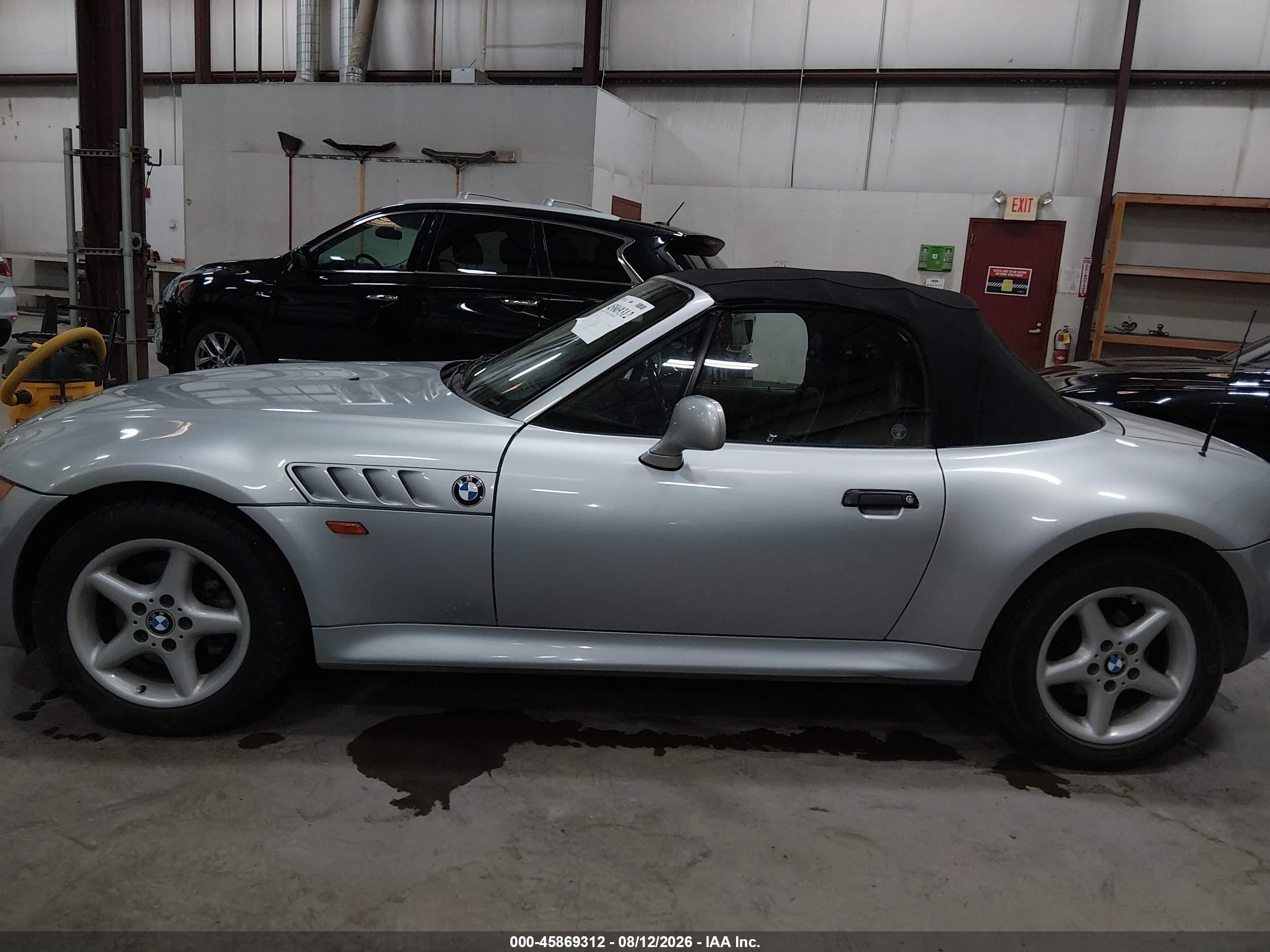1997 Bmw Z3 2.8l Roadster Silver vin: 4USCJ3329VLC01293