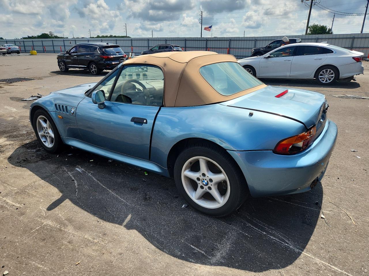 1997 Bmw Z3 2.8 Blue vin: 4USCJ3329VLC02508