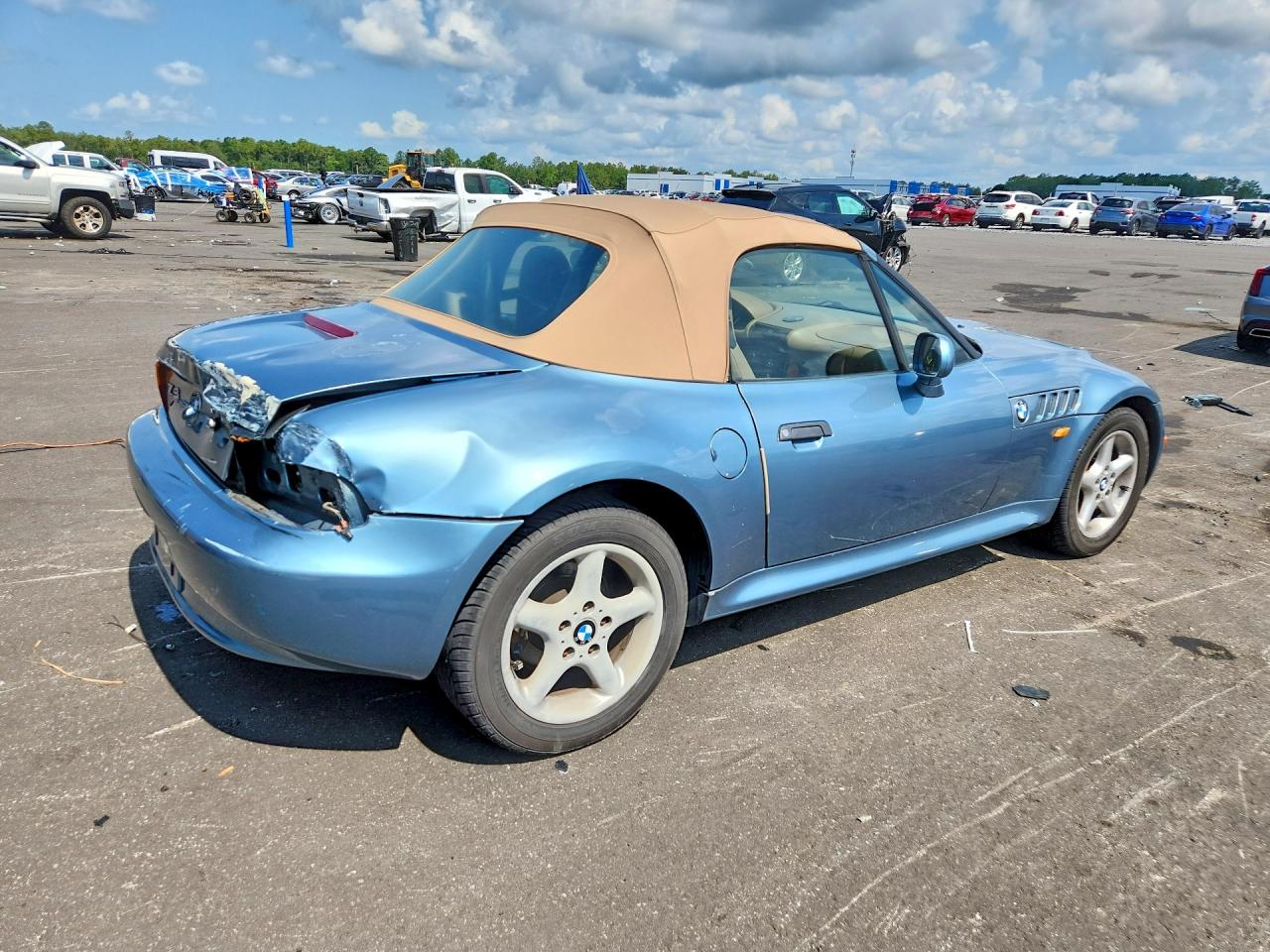 1997 Bmw Z3 2.8 Blue vin: 4USCJ3329VLC02508