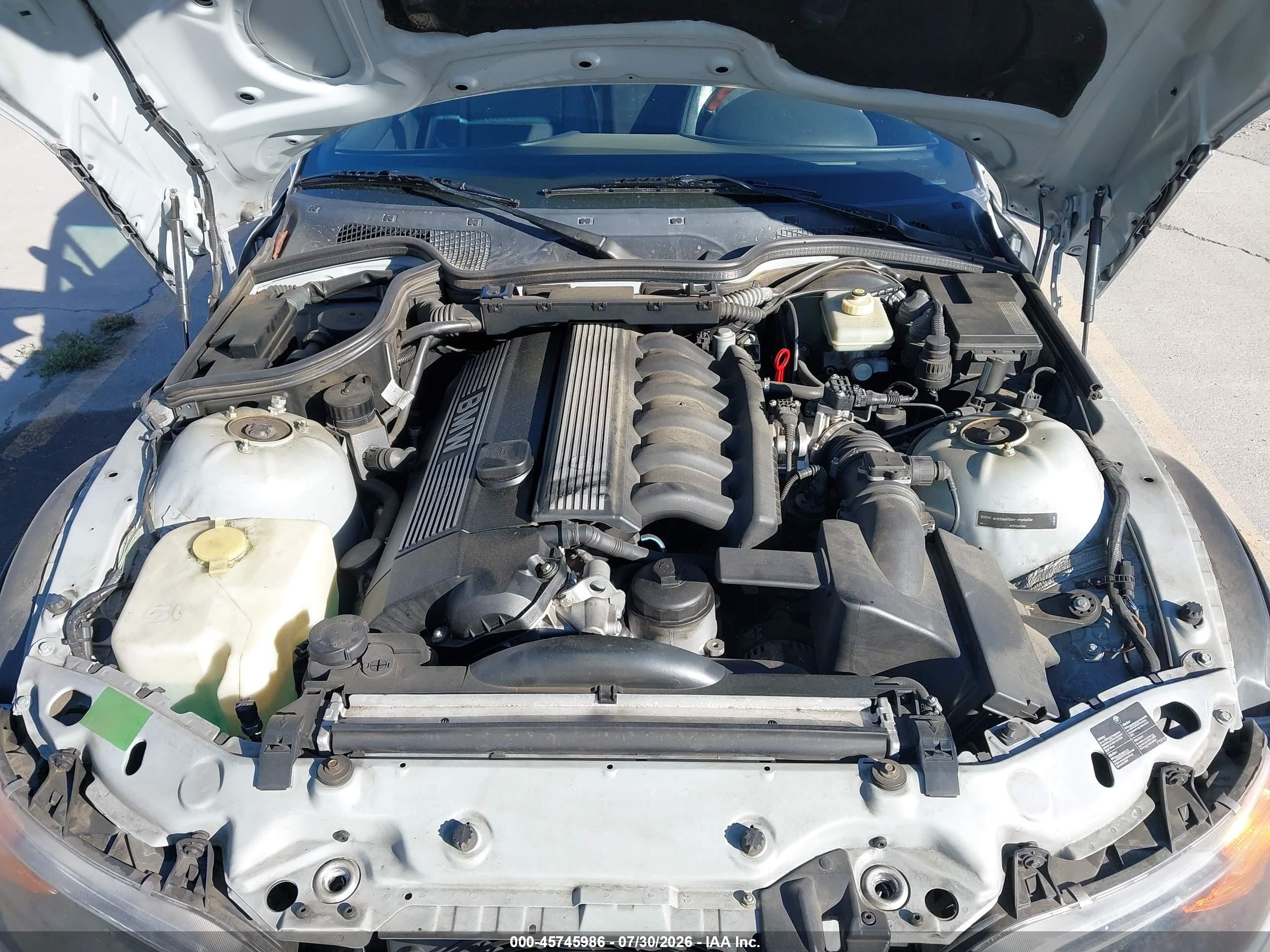 1997 Bmw Z3 2.8l Roadster Silver vin: 4USCJ332XVLC08074