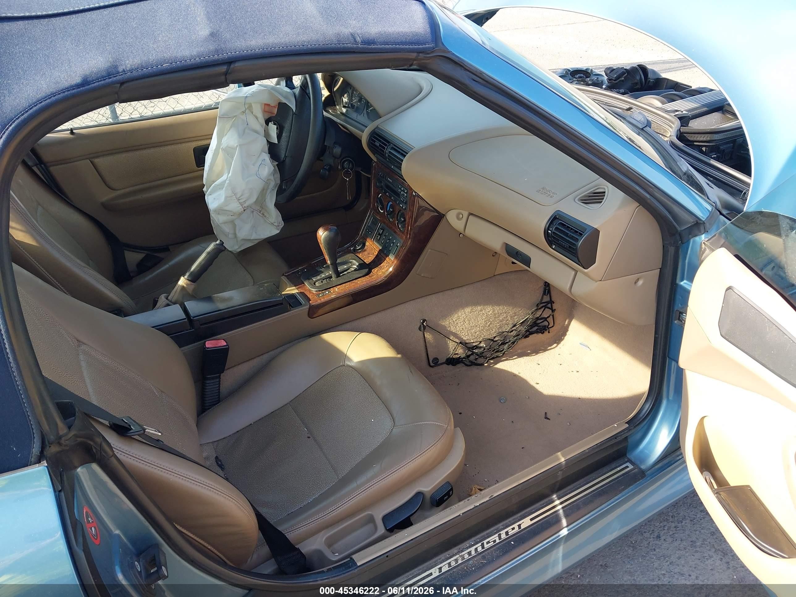 1998 Bmw Z3 2.8 Blue vin: 4USCJ333XWLG20067