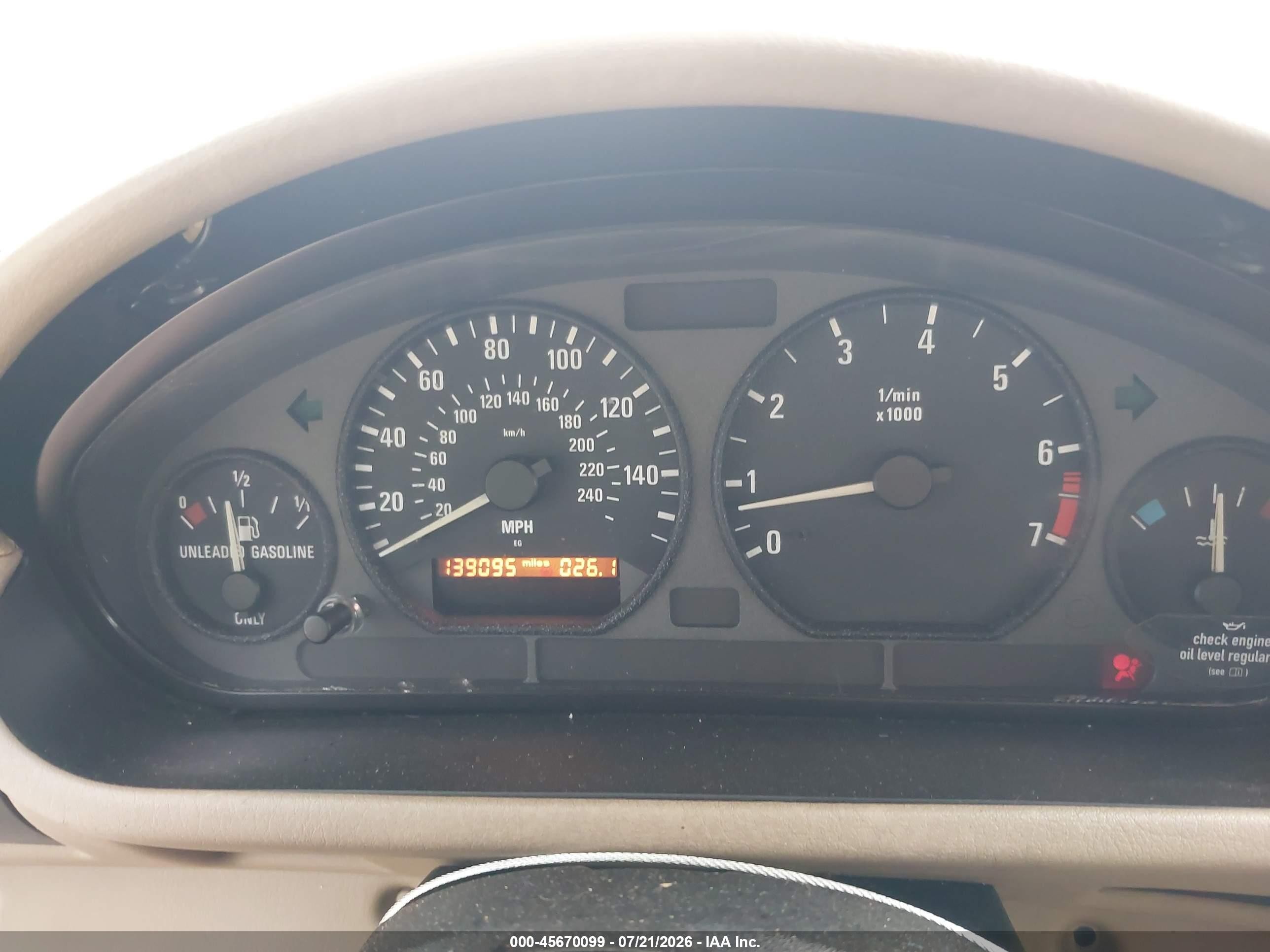 1998 Bmw Z3 2.8 Blue vin: 4USCJ333XWLG20702