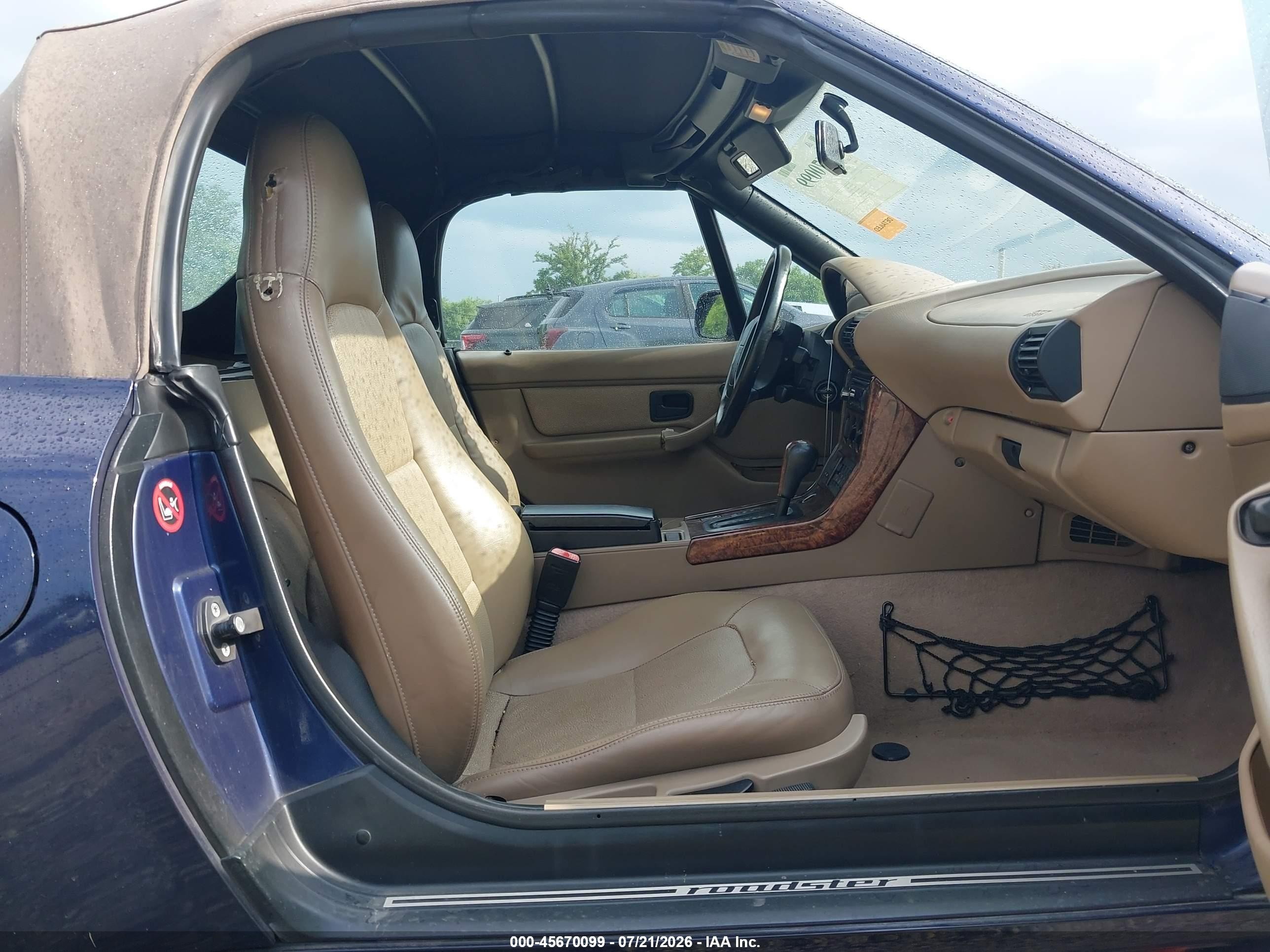 1998 Bmw Z3 2.8 Blue vin: 4USCJ333XWLG20702