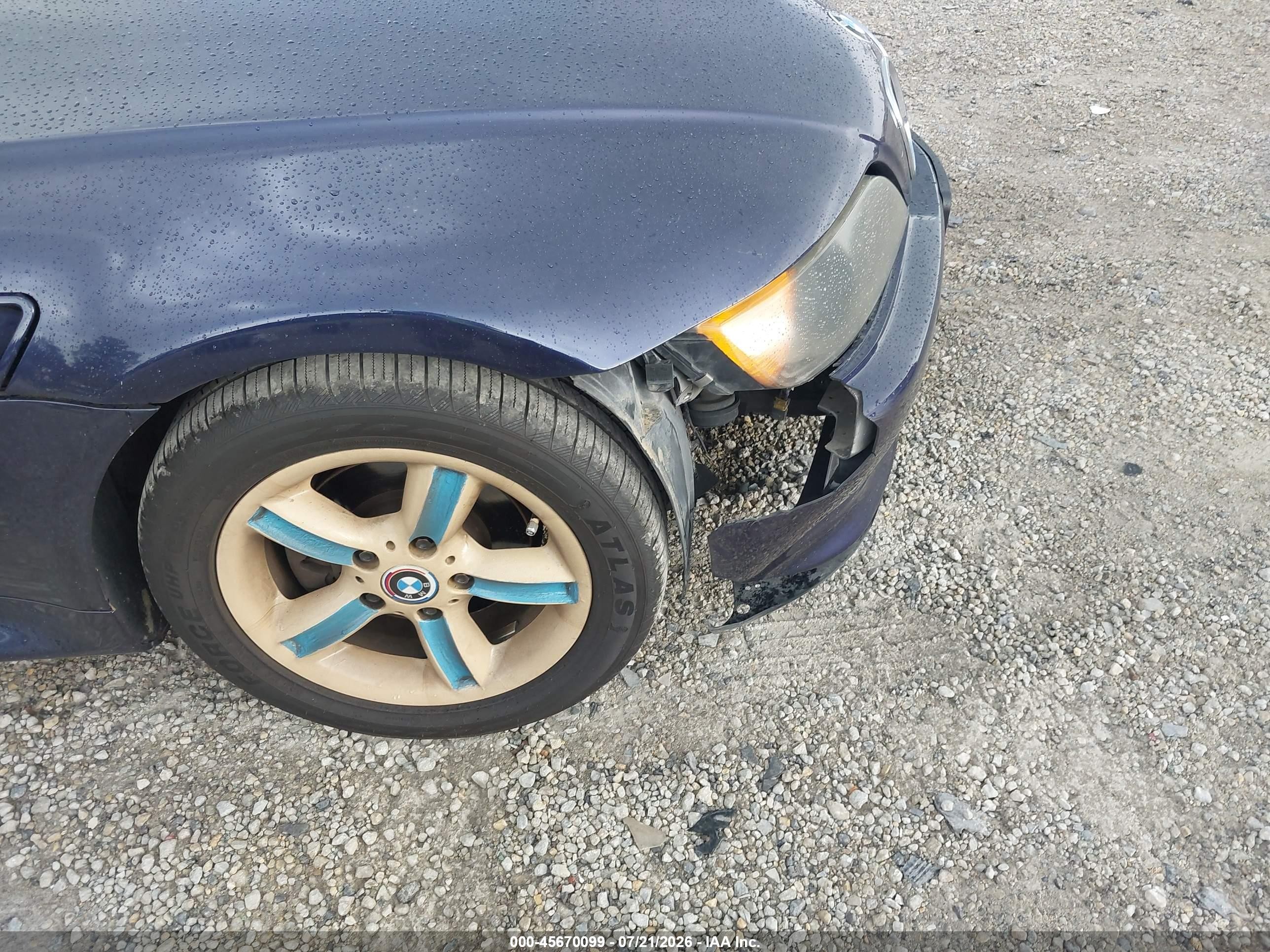 1998 Bmw Z3 2.8 Blue vin: 4USCJ333XWLG20702