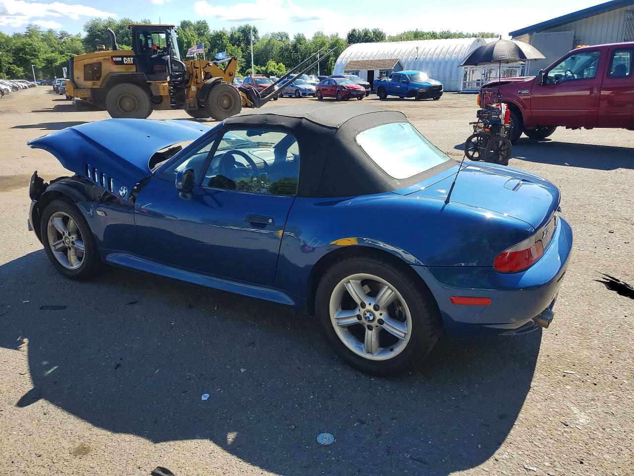 2002 Bmw Z3 2.5 Blue vin: 4USCN33472LK51494