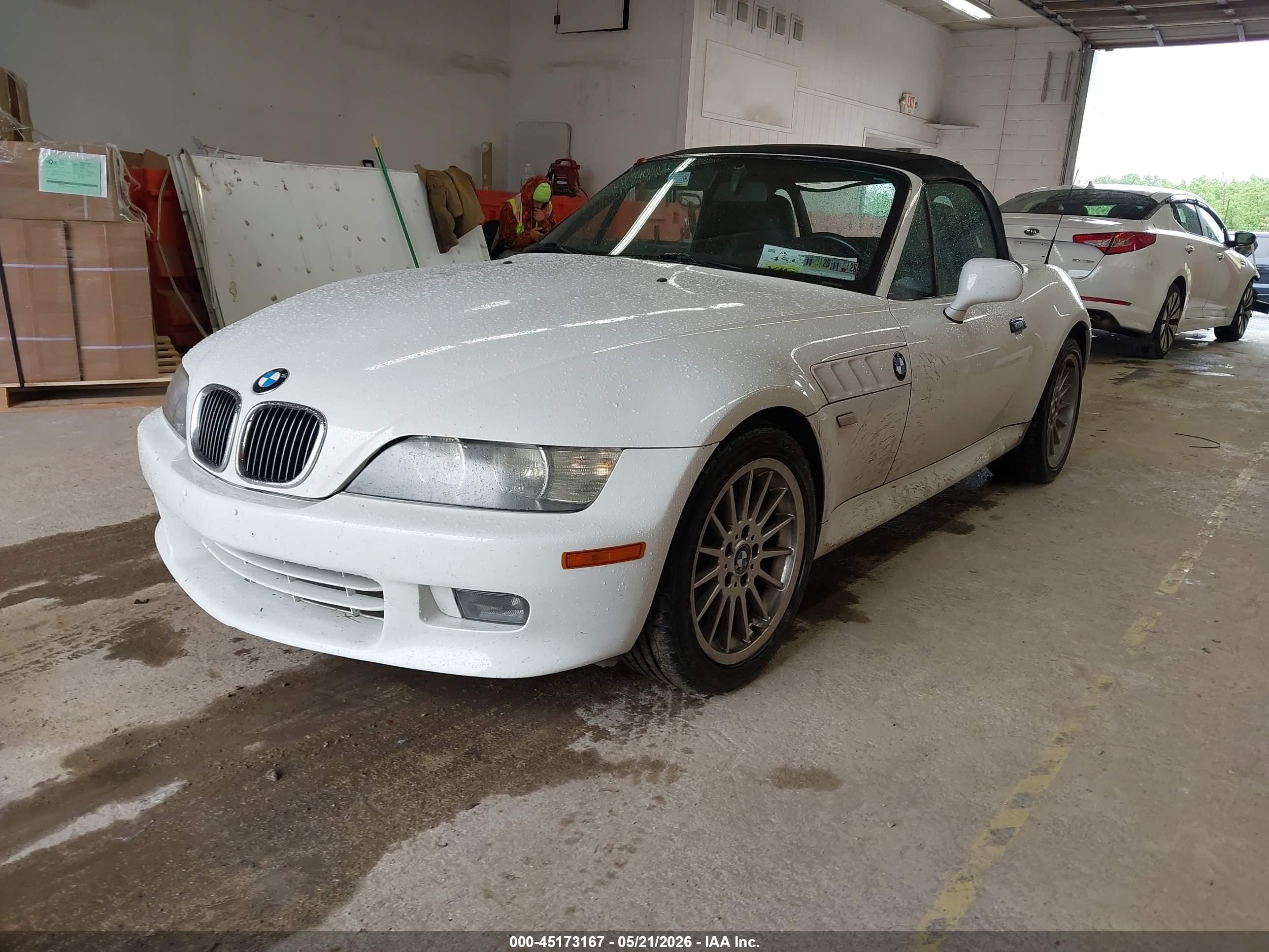 2002 Bmw Z3 3.0i Белый vin: 4USCN534X2LL50810