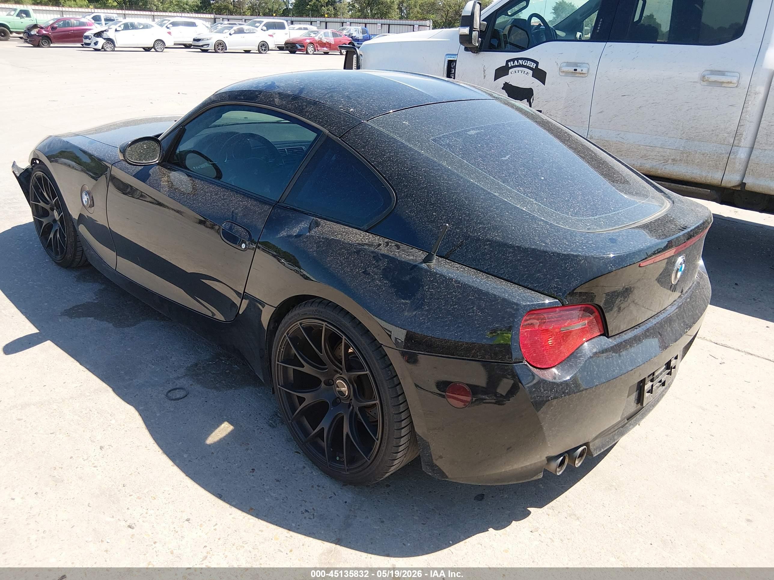 2007 Bmw Z4 3.0si Black vin: 4USDU53537LF77640