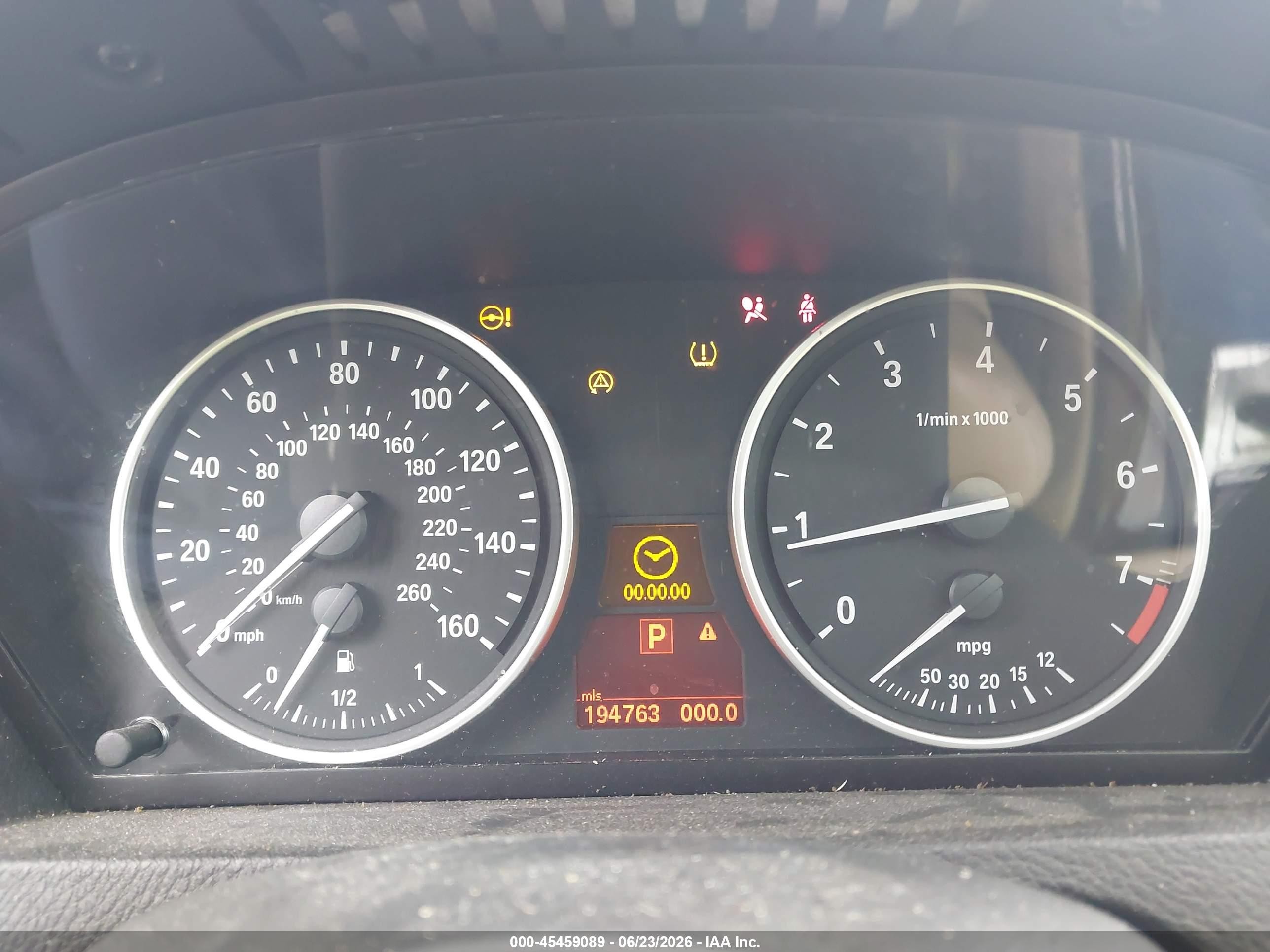 2007 Bmw X5 3.0si Gray vin: 4USFE43527LY80017