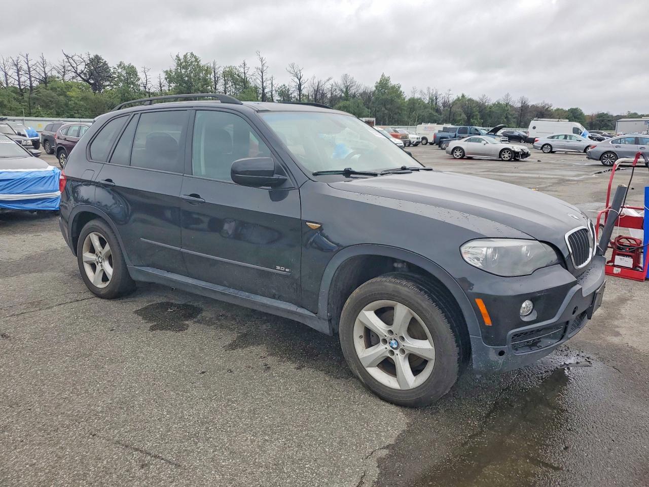 2007 Bmw X5 3.0i Черный vin: 4USFE43567LY77640