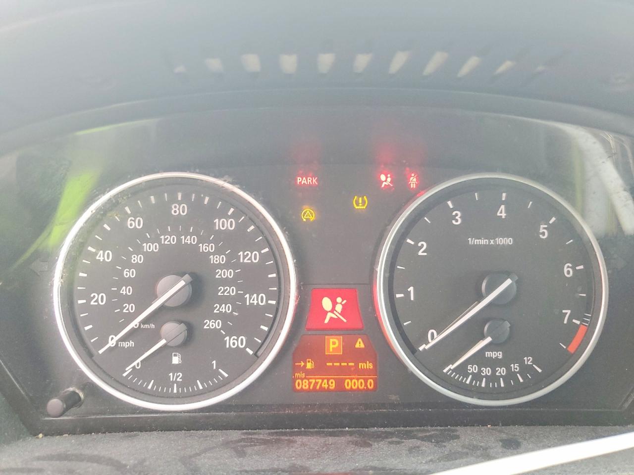 2007 Bmw X5 3.0i Черный vin: 4USFE43567LY77640