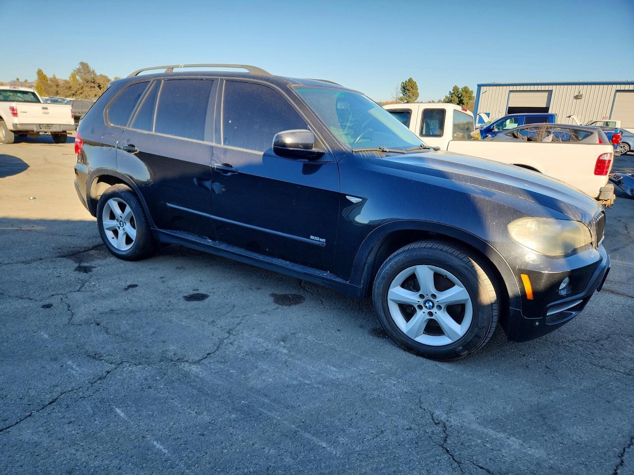 2007 Bmw X5 3.0i Черный vin: 4USFE43567LY78223