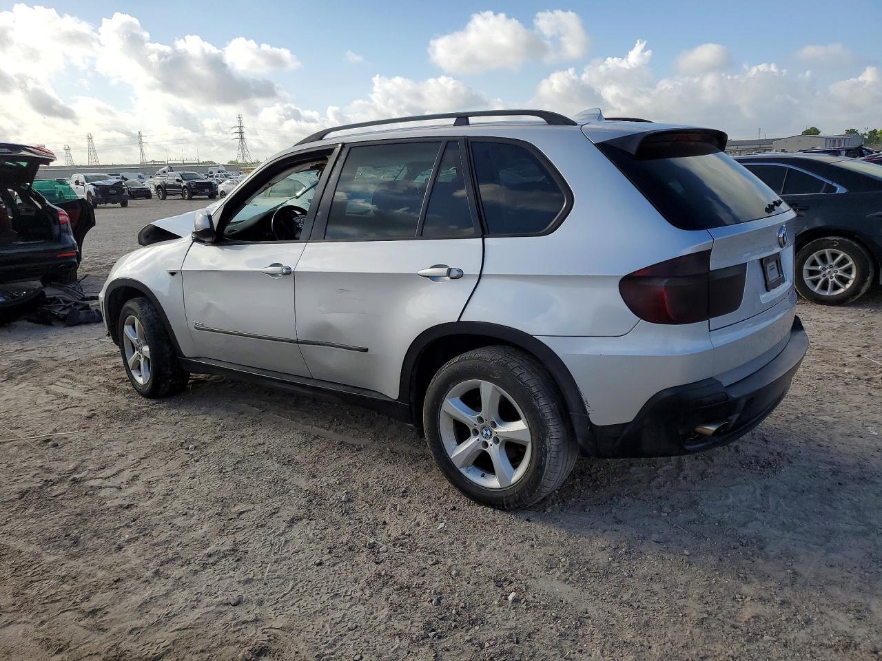 2007 Bmw X5 Silver vin: 4USFE43587LY78403