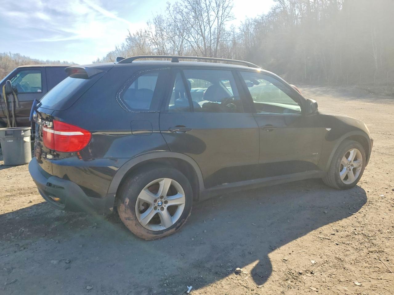 2007 Bmw X5 3.0i Black vin: 4USFE43597LY77678