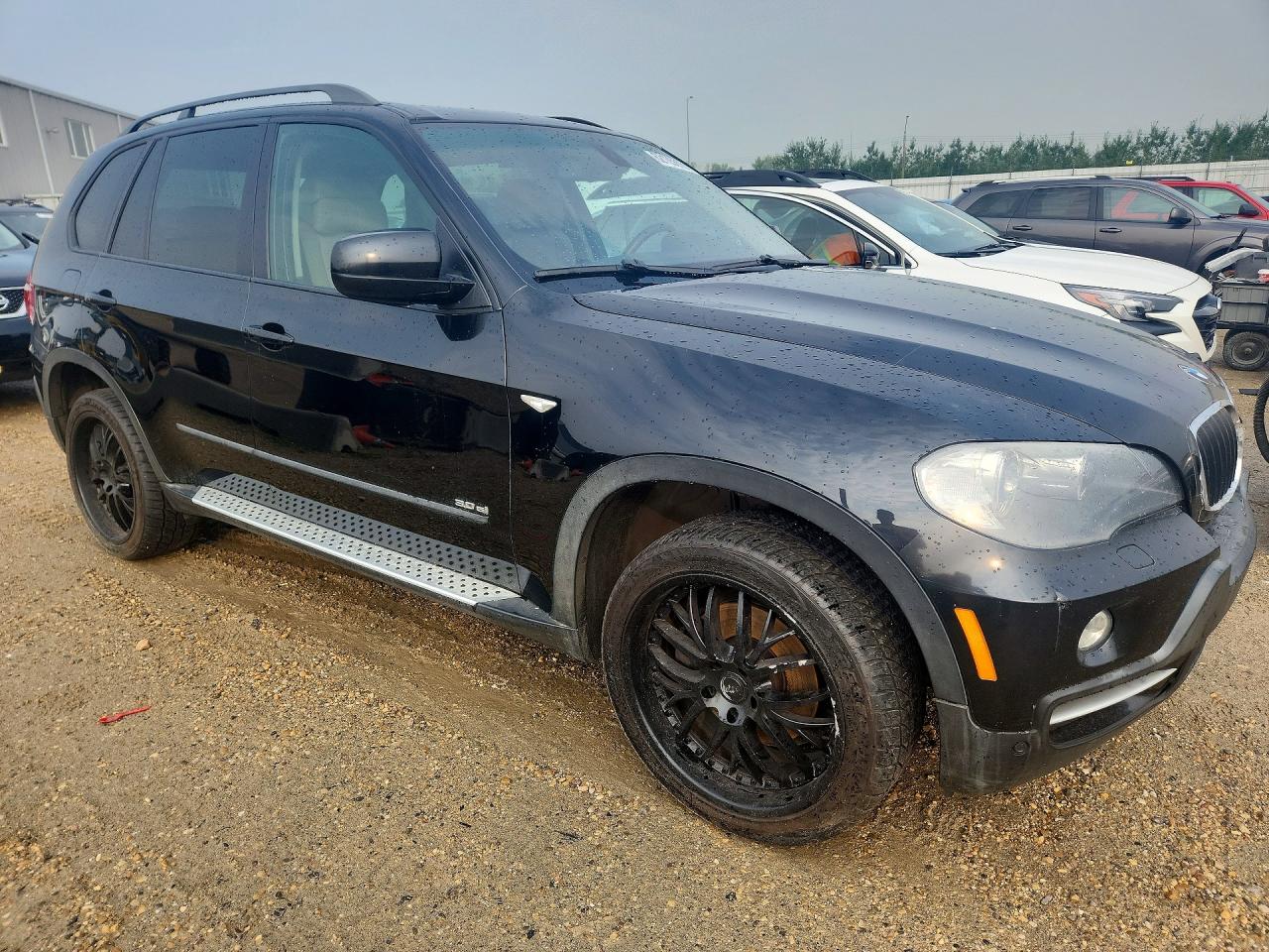 2007 Bmw X5 3.0i Black vin: 4USFE435X7LY74689