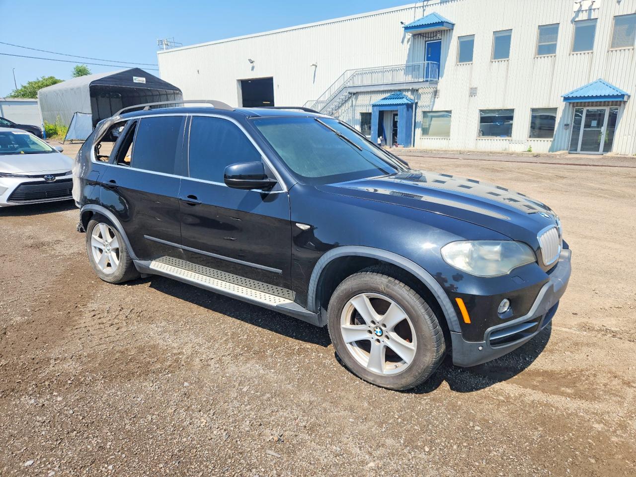 2007 Bmw X5 4.8i Black vin: 4USFE83507LY63501