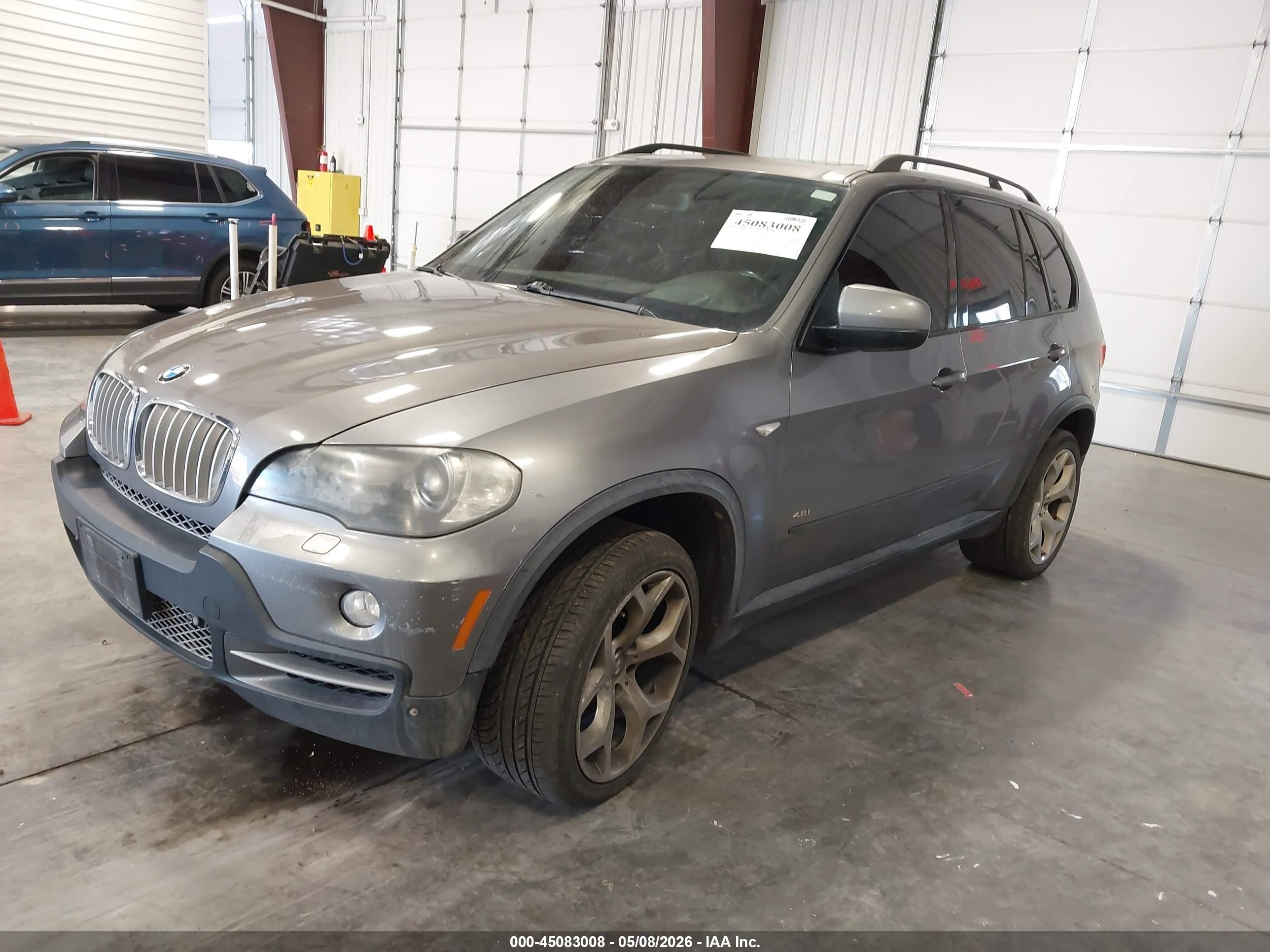 2007 Bmw X5 4.8i Gray vin: 4USFE83527LY65315