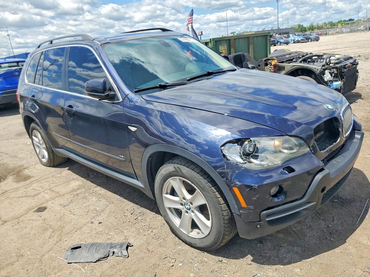 2007 Bmw X5 4.8i Black vin: 4USFE83537LY63735