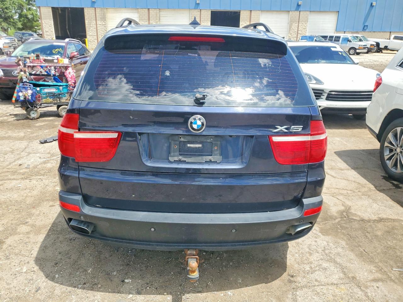 2007 Bmw X5 4.8i Black vin: 4USFE83537LY63735