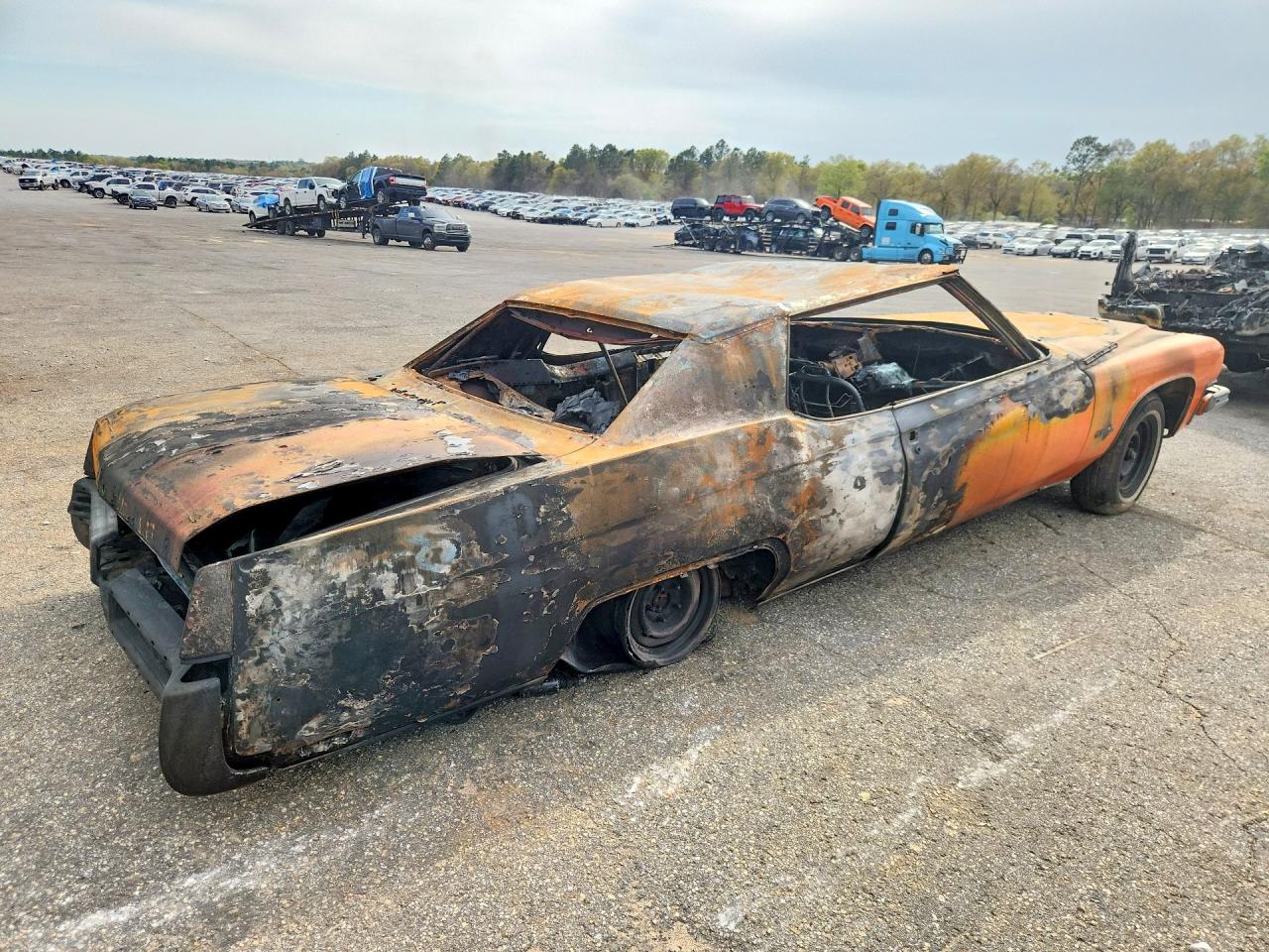 1973 Buick Electra225 Orange vin: 4V37T3H492910