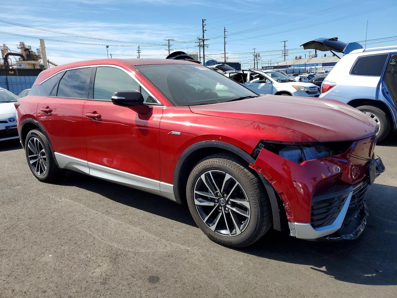 2024 Acura Zdx A-spec Красный vin: 4W5KHMRK7RZ505543