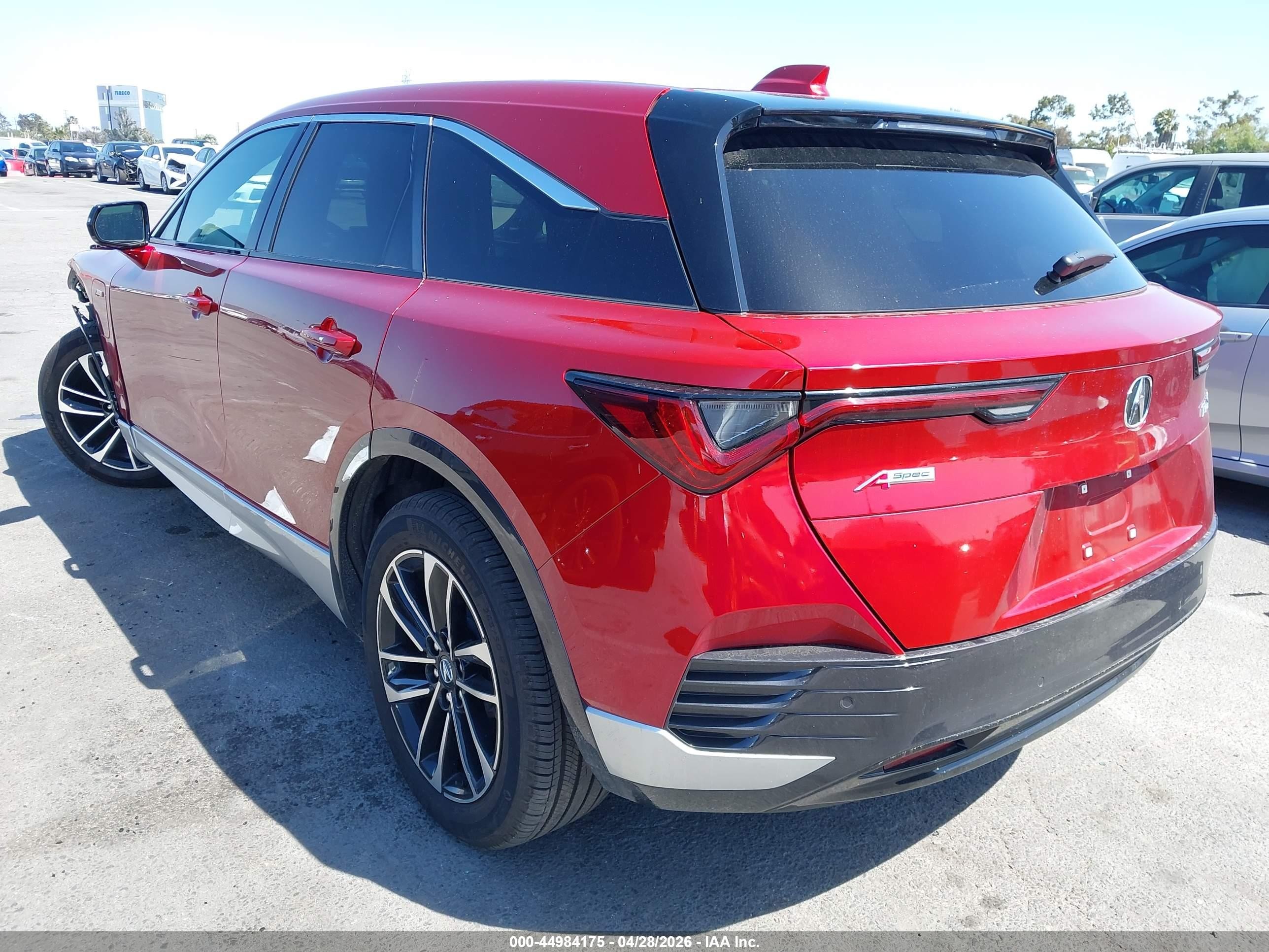 2024 Acura Zdx A-spec Красный vin: 4W5KHMRK8RZ515692