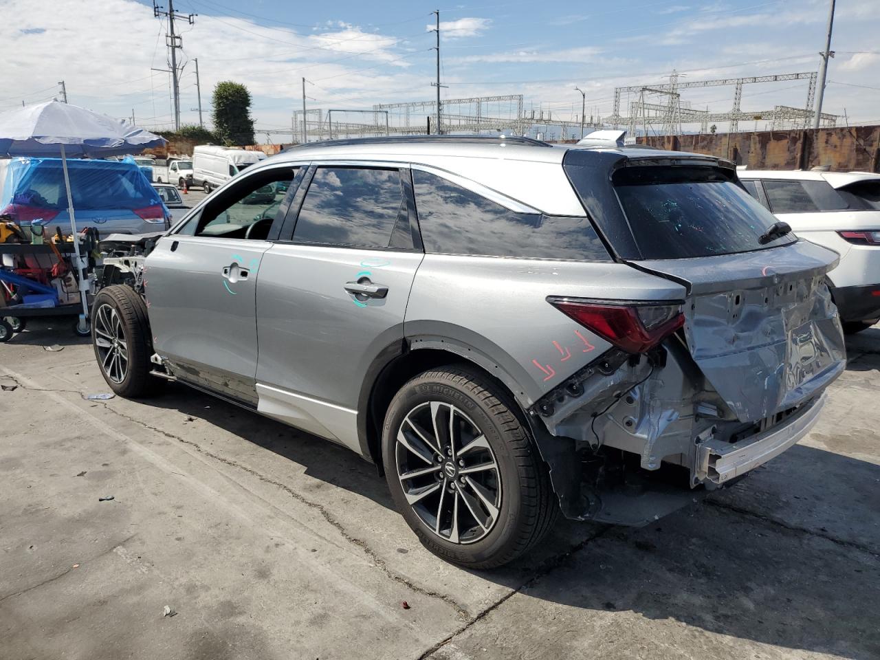 2024 Acura Zdx A-spec Silver vin: 4W5KHNRL2RZ509014
